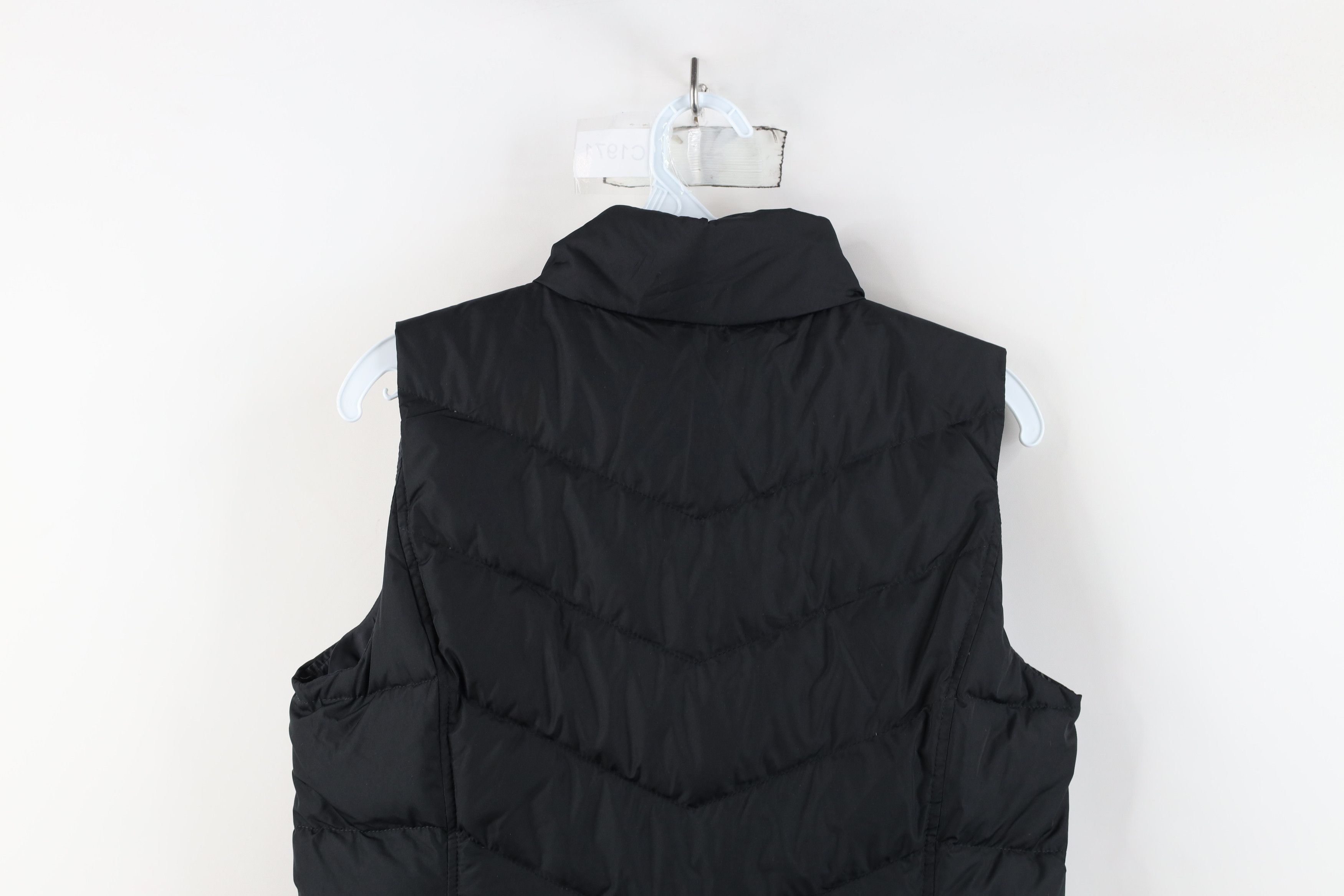 Lands' End × Vintage New Lands End Duck Down 600 Fill Puffer Vest Jacket Black Size XS / US 0-2 / IT 36-38 - 11 Thumbnail
