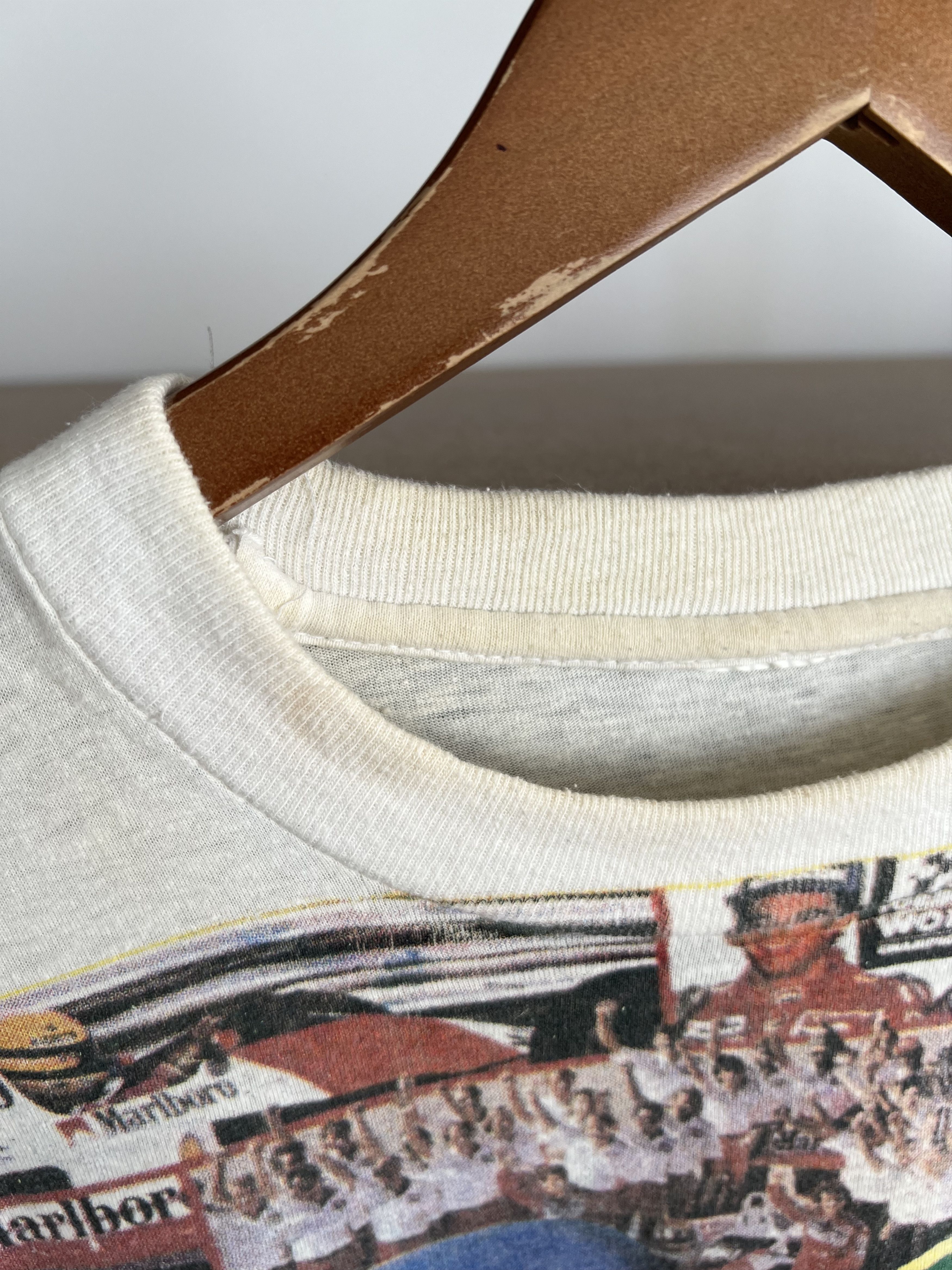 Formula 1 Vintage 90s Ayrton Senna Formula 1 F1 Renault AOP T-shirt Size US L / EU 52-54 / 3 - 14 Thumbnail