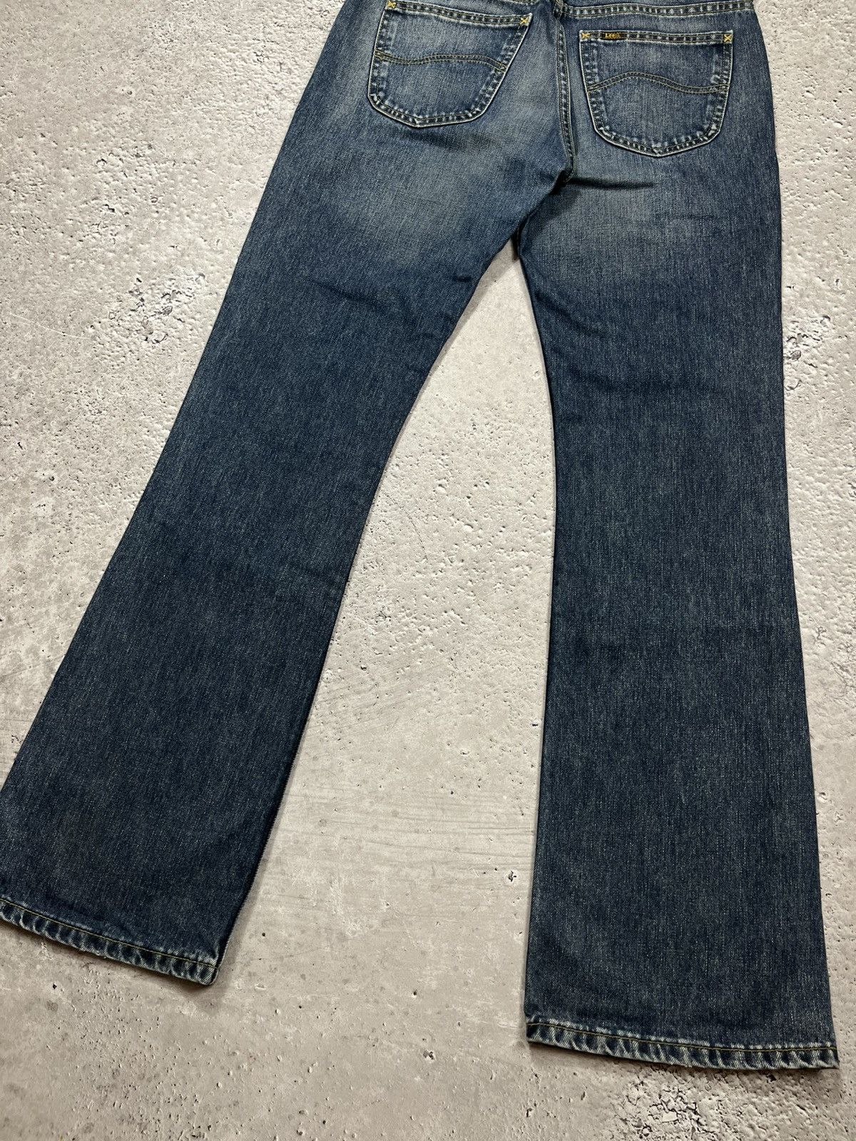 Lee Vintage Lee Blue Jeans 33x34 Bootcut Slight Flare Fit Denim Size US 33 - 3 Thumbnail