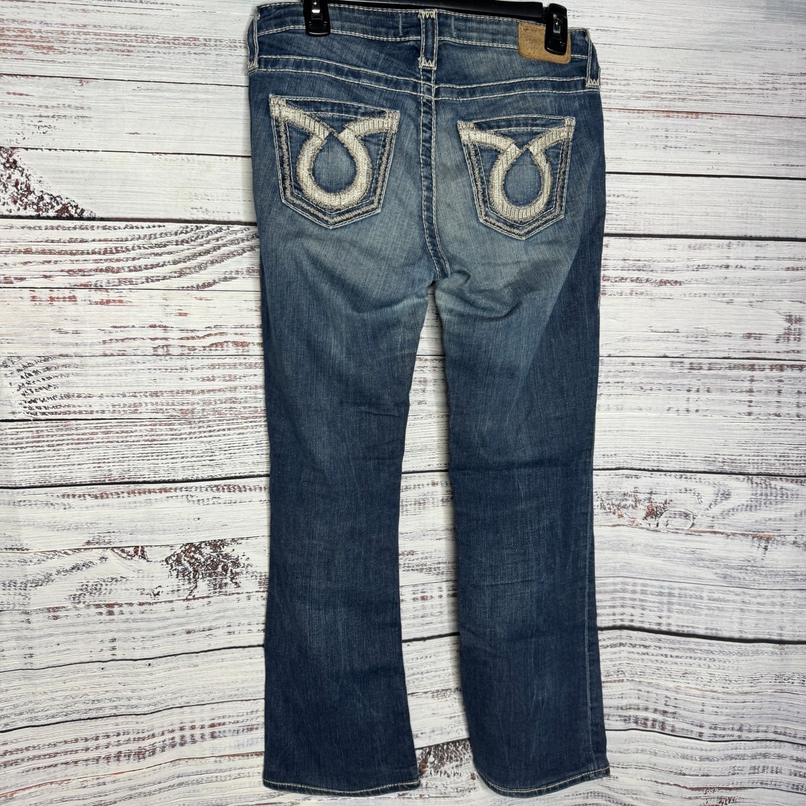Big Star Big Star Maddie Boot Cut Jeans Low Rise - Size 27R Size 27" / US 4 / IT 40 - 3 Thumbnail