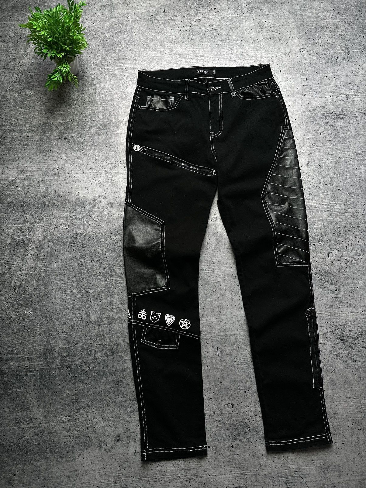 Japanese Brand Vintage Gothicana by EMP Y2K Japanese Hype Faded Pants Size US 32 / EU 48 - 1 Thumbnail
