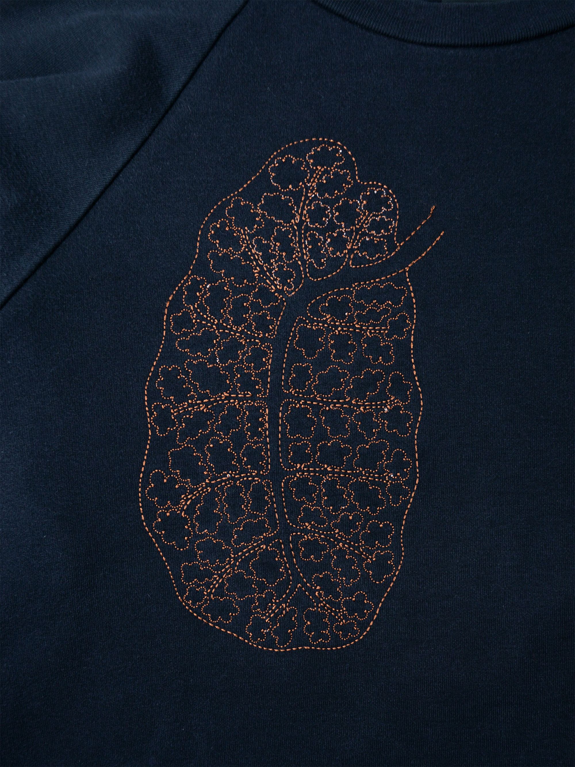 Bernhard Willhelm Bernhard Willhelm - A/W 2001 - lung crewneck sweatshirt Size US M / EU 48-50 / 2 - 3 Thumbnail
