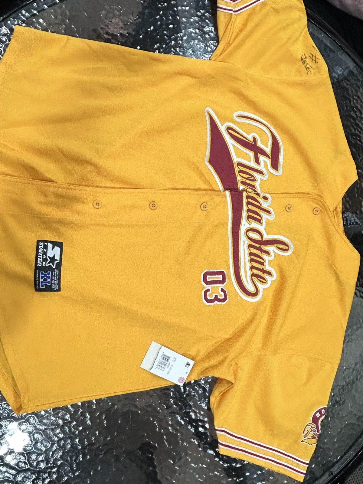 Starter × Vintage Vintage Starter Seminoles FSU Jersey Medium Baseball Jersey Size US M / EU 48-50 / 2 - 4 Thumbnail