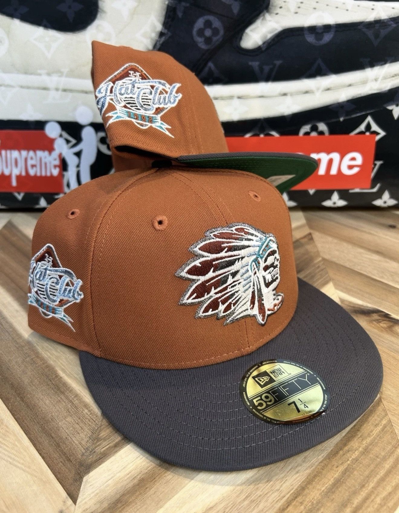 Hat Club New Era Hat Club Skull Chief Dia De Los Muertos Rust 7 1/4 Size ONE SIZE - 2 Thumbnail