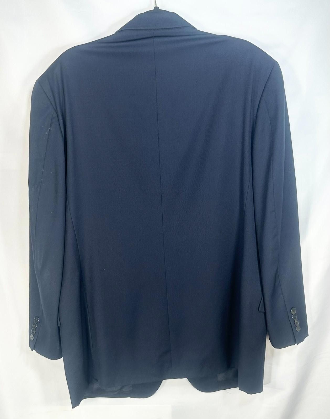 Joseph Abboud Joseph Abboud Single Breasted Wool Suit Jacket Blue 44R Size 44R - 2 Thumbnail