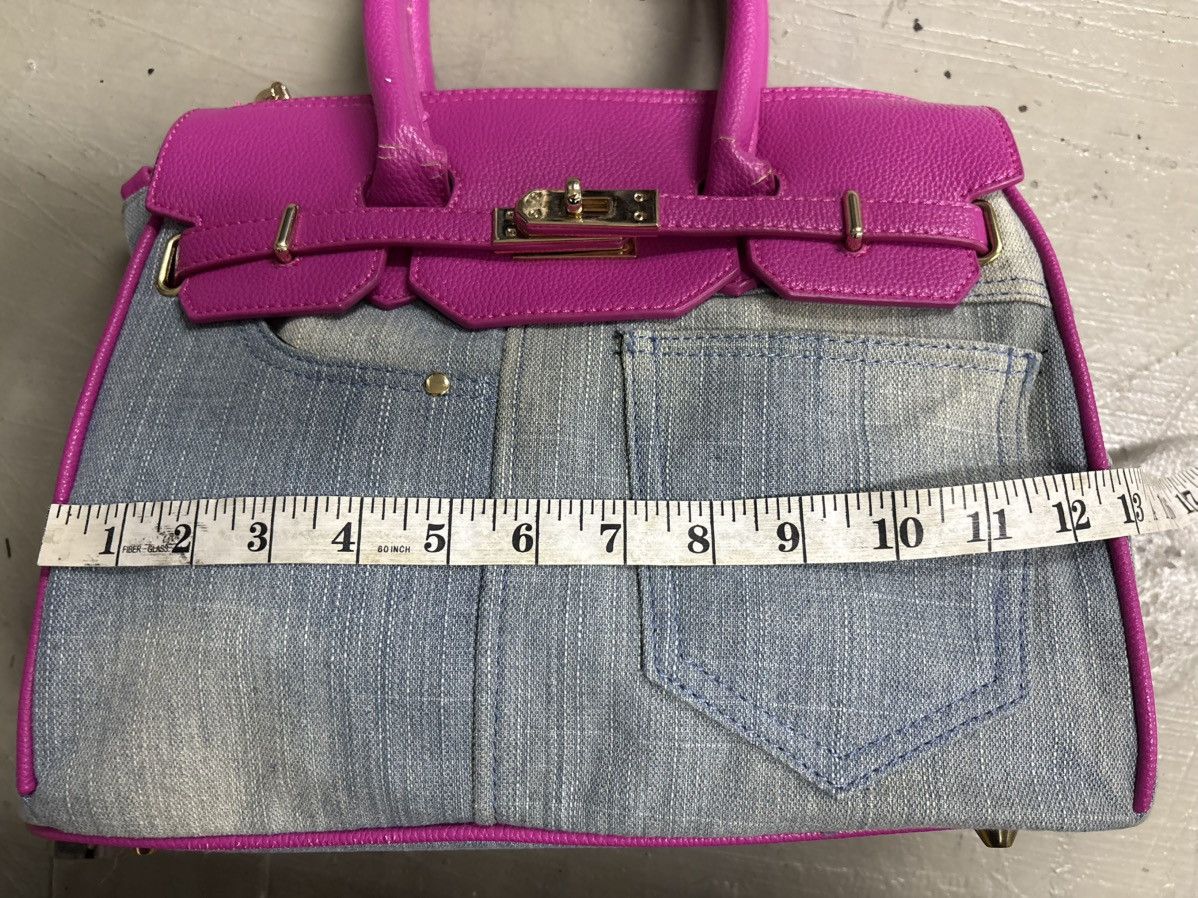 Handmade Levi’s Inspired Birkin bag Custom Made Barbie Style Size ONE SIZE - 15 Thumbnail