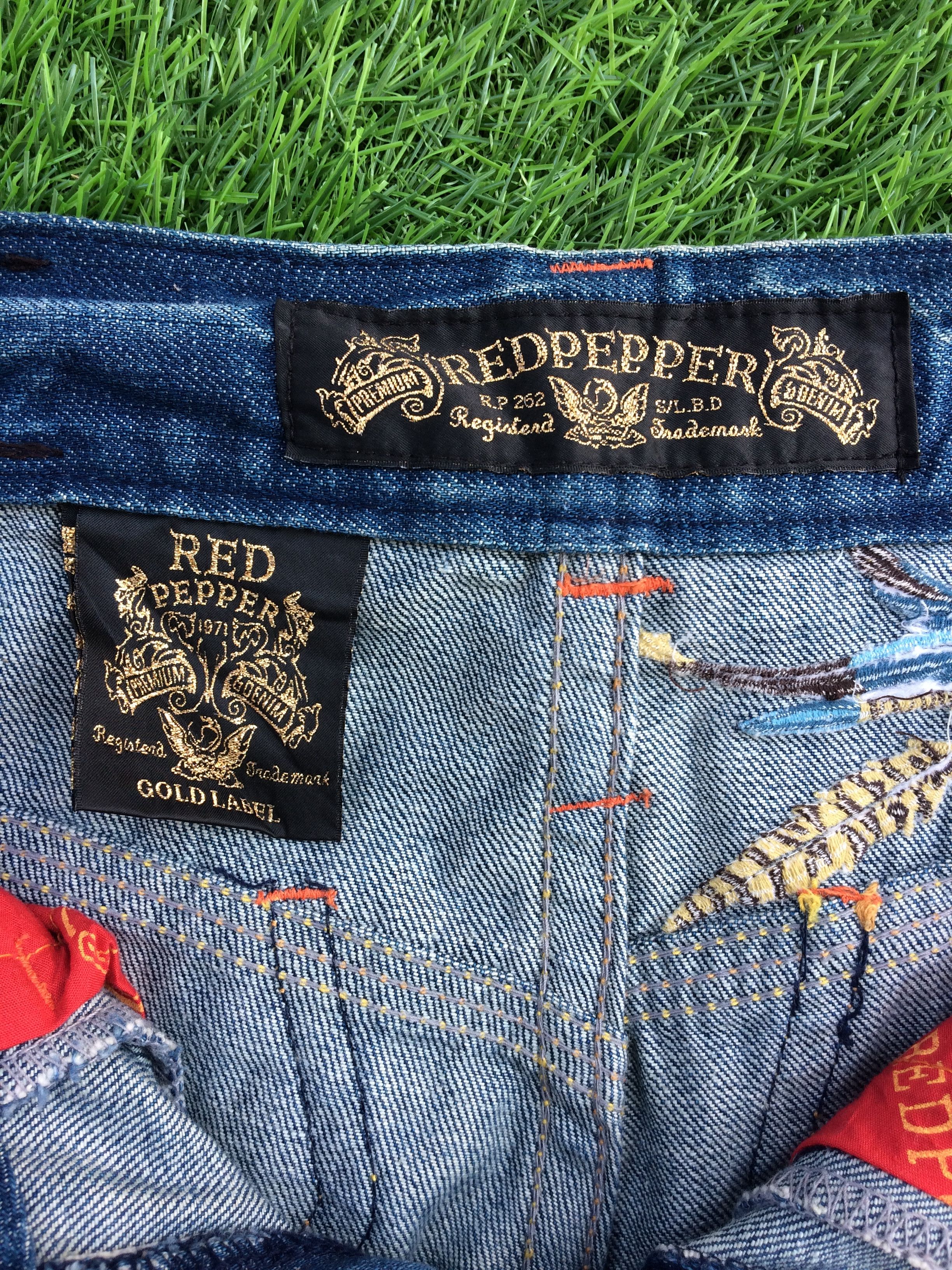 Japanese Brand Red Pepper Denim Jeans #D-821 Size US 30 / EU 46 - 14 Thumbnail