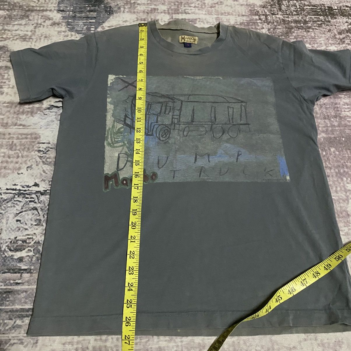 Mambo × Vintage Vintage 2003 Mambo Dumb Truck Faded Tee Size US M / EU 48-50 / 2 - 9 Thumbnail