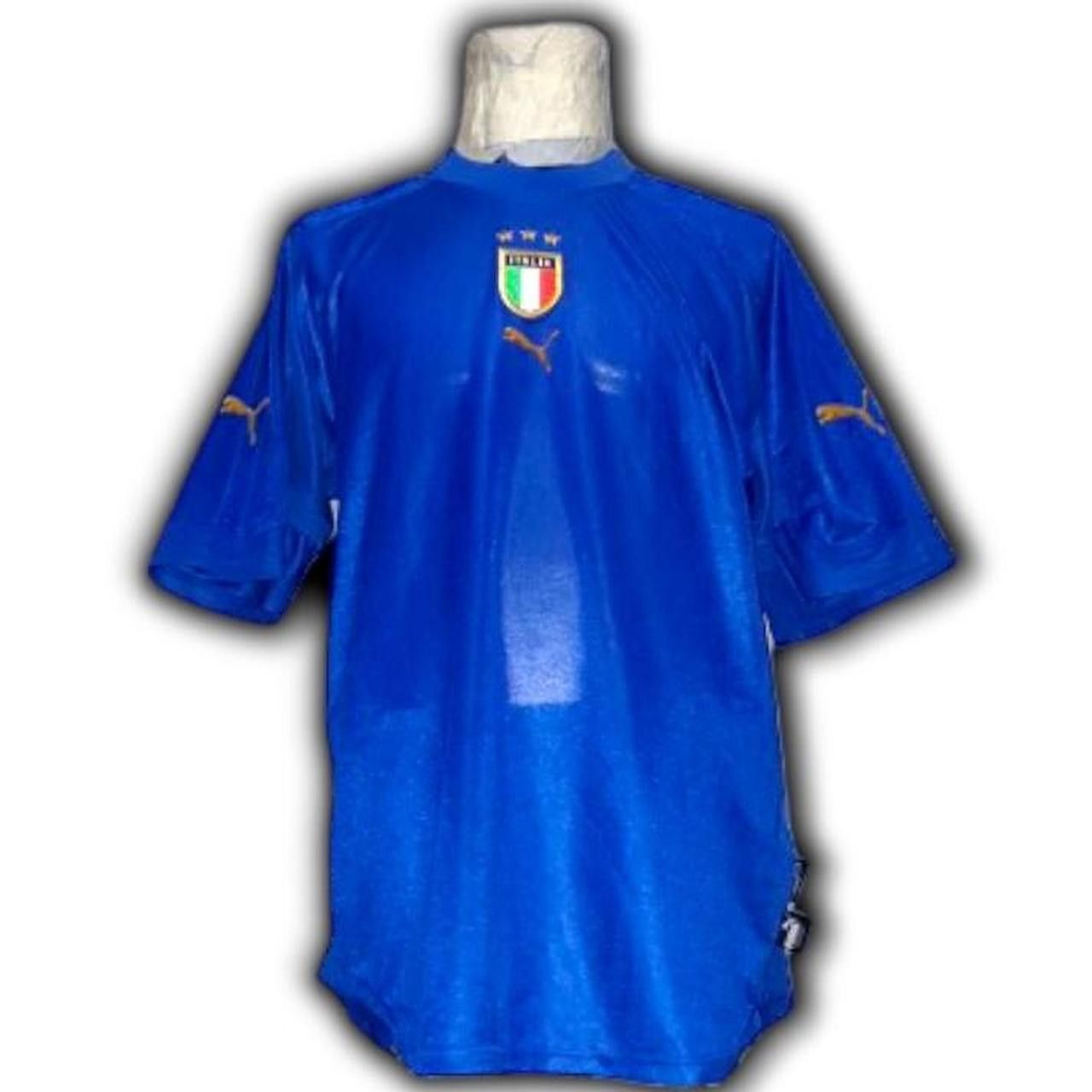 Puma Italy 2004 2005 Home Shirt Jersey Size US XL / EU 56 / 4 - 1 Thumbnail