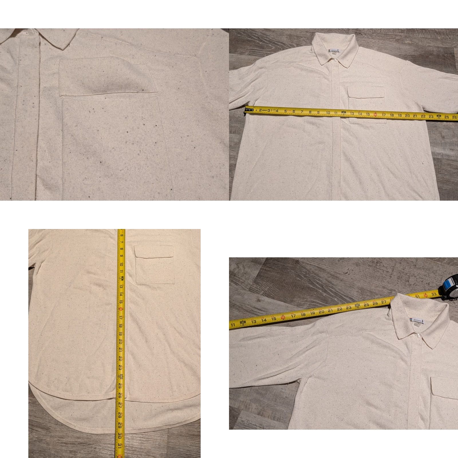 Smartwool Smartwool Womens Edgewood Button Down Sweater Natural Donegal Medium 17319-H46 Size M / US 6-8 / IT 42-44 - 8 Thumbnail