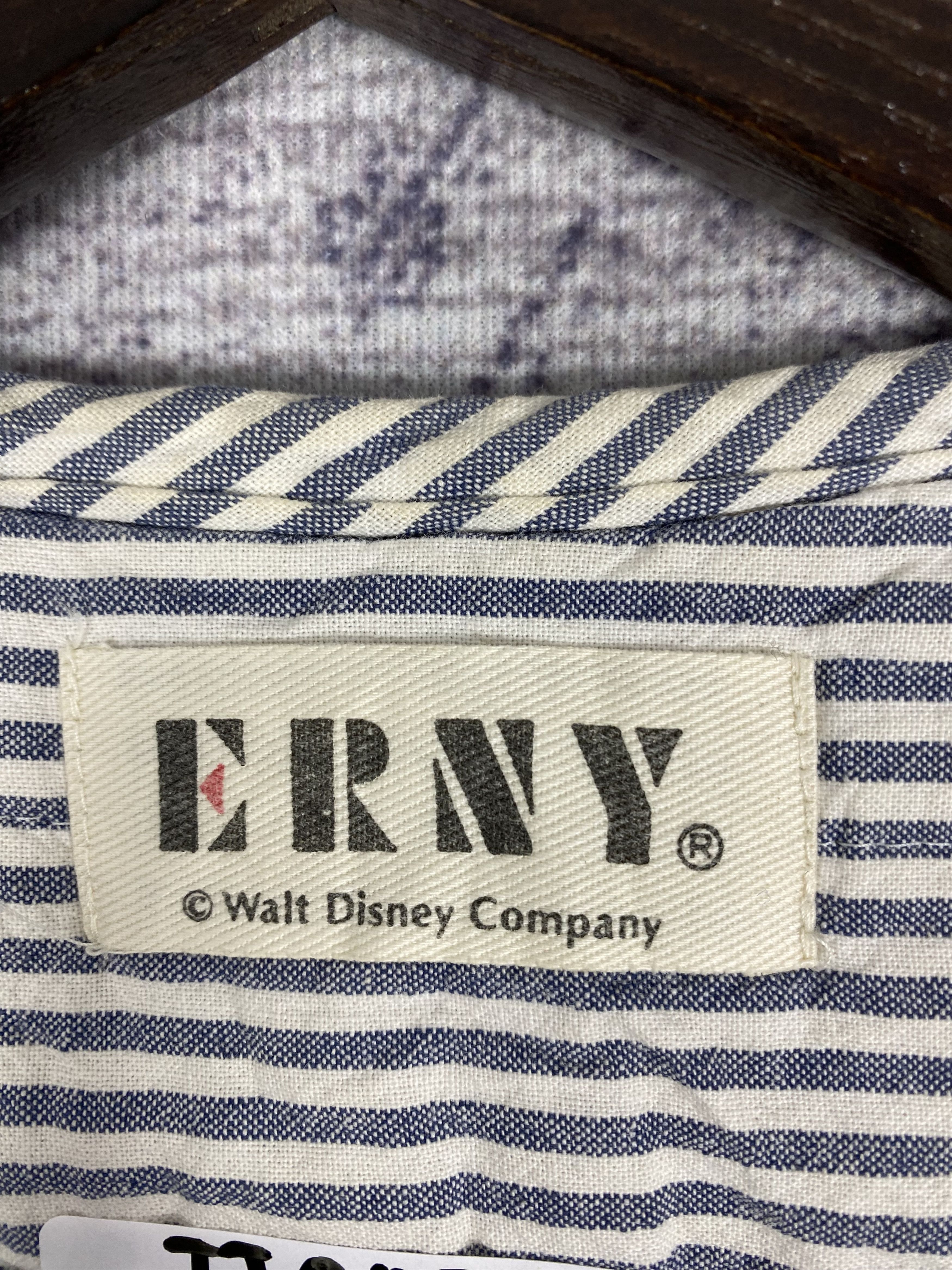 Disney Vintage Erny Mickey Mouse x Disney Striped Chore Coat Jacket Size US M / EU 48-50 / 2 - 11 Thumbnail