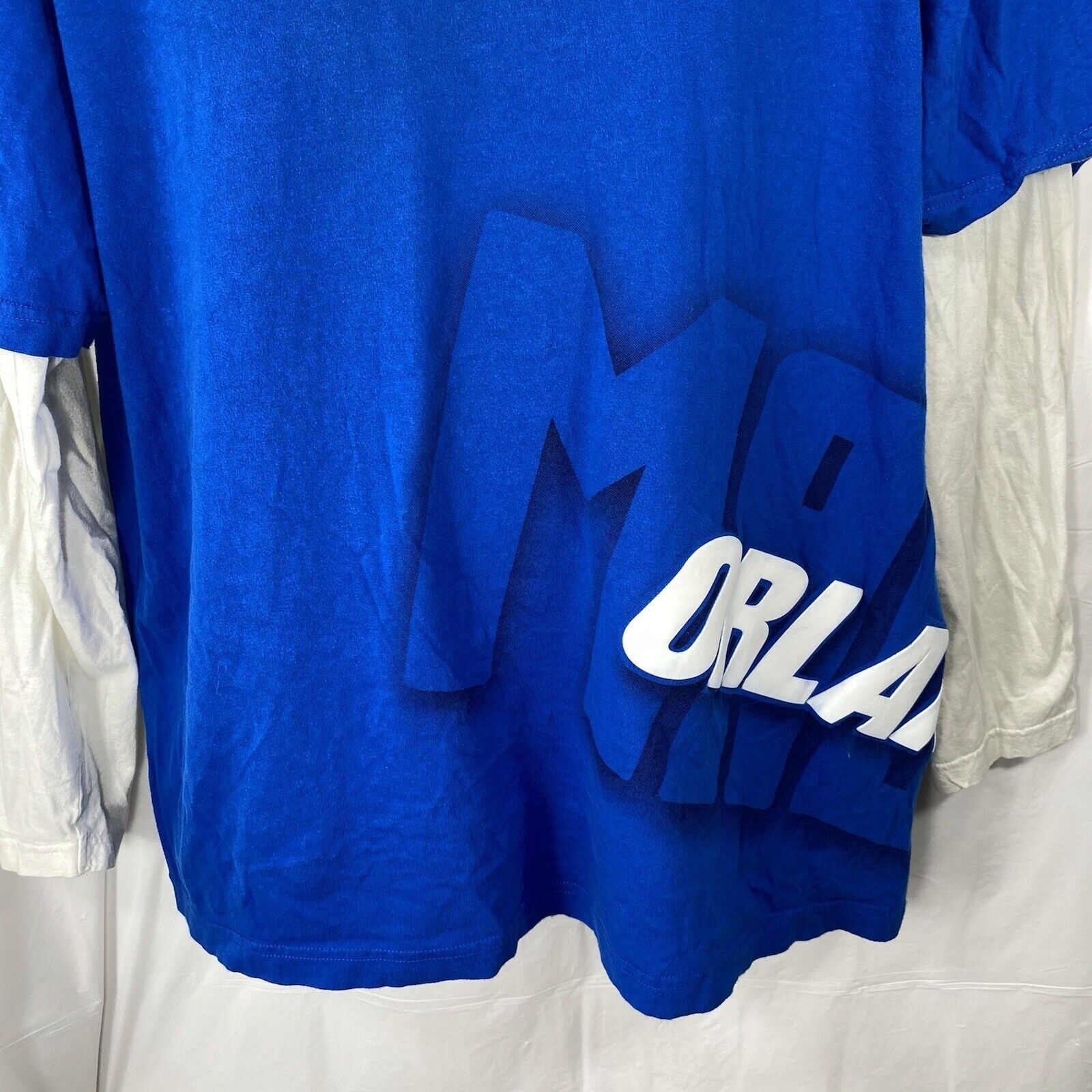 NBA UNK Orlando Magic Blue & White Basketball Graphic T Shirt Size US XL / EU 56 / 4 - 3 Thumbnail