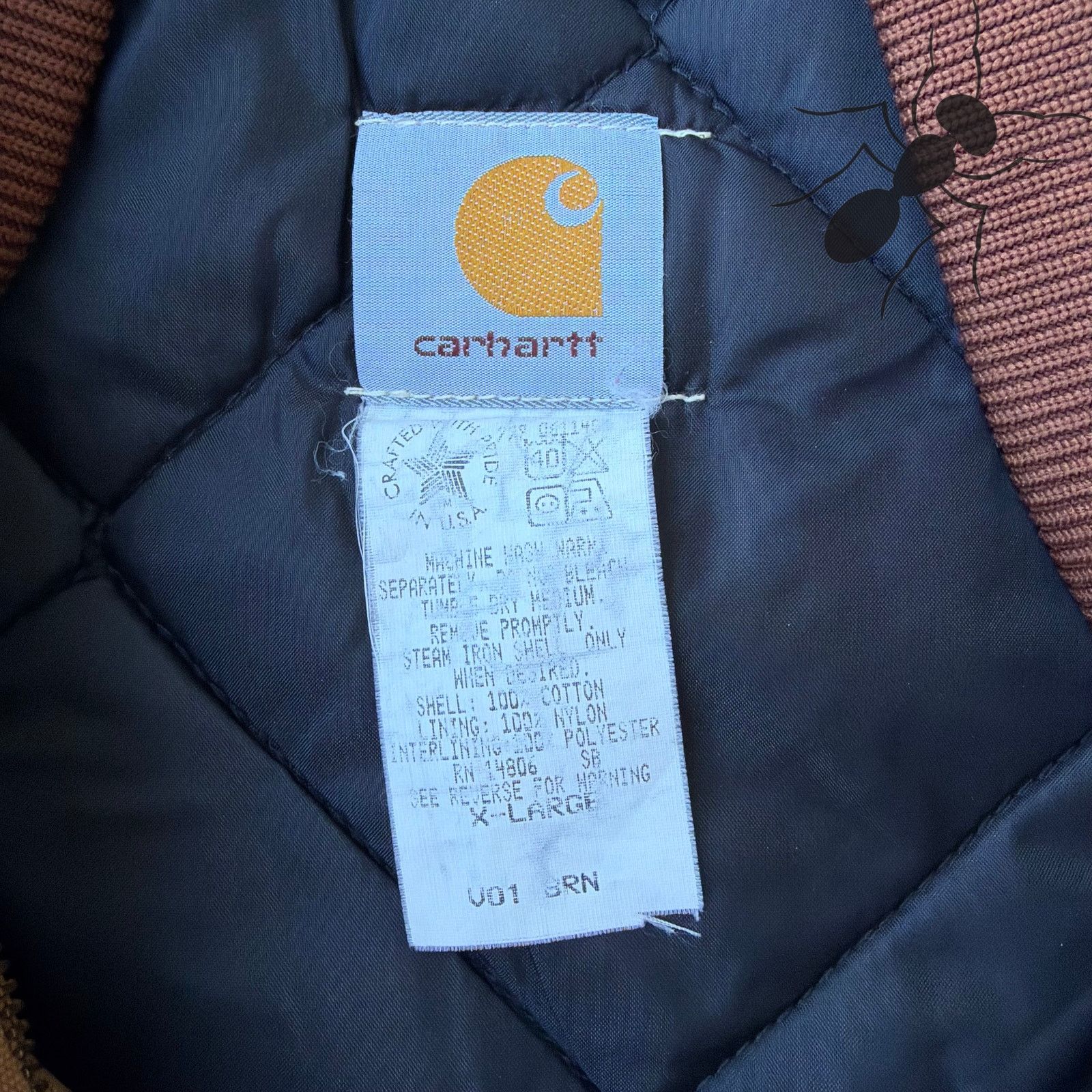 Carhartt × Vintage Carhartt V01 brown work wear vest Size US XL / EU 56 / 4 - 3 Thumbnail