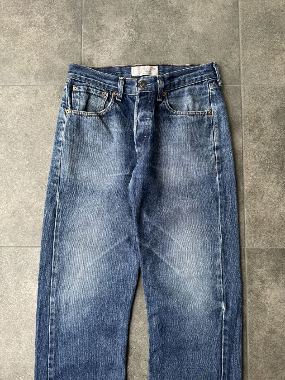Levi's Vintage Levi's Signature Flared Jeans Washed Y2K Avantgarde Size US 30 / EU 46 - 3 Thumbnail