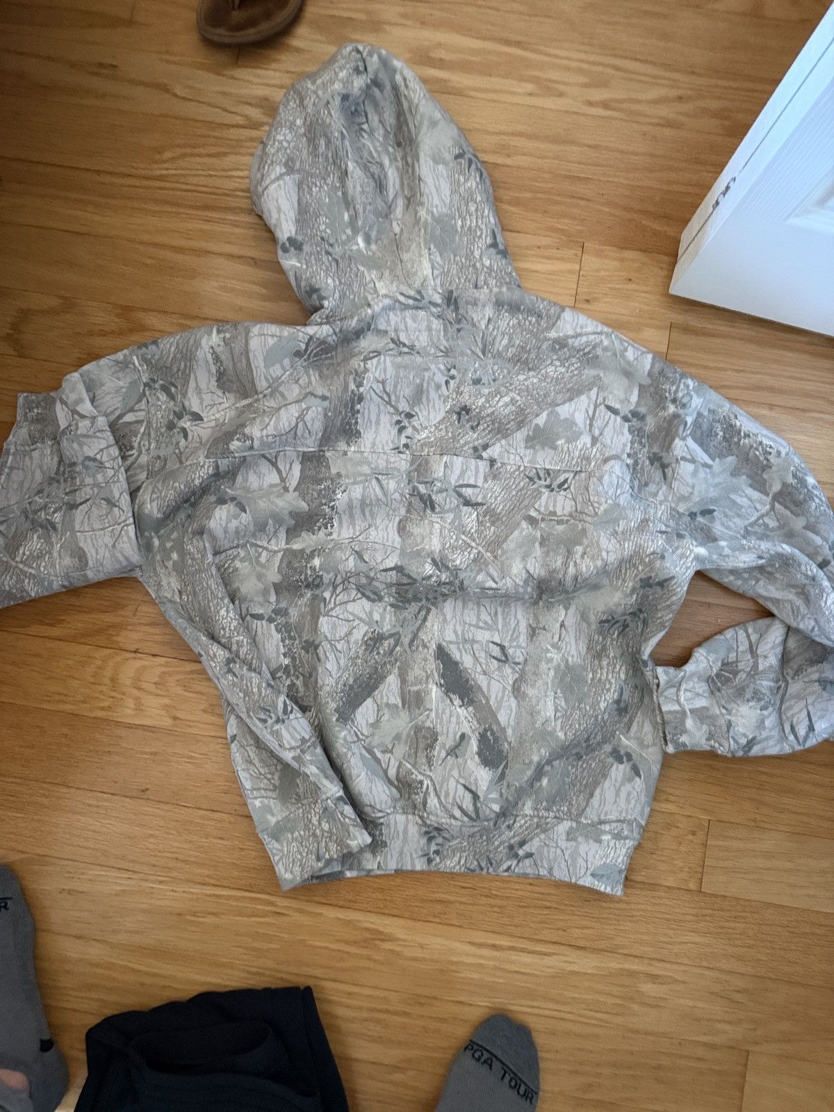 Abercrombie & Fitch Abercrombie Essential Popover Camo Hoodie Size US L / EU 52-54 / 3 - 5 Thumbnail