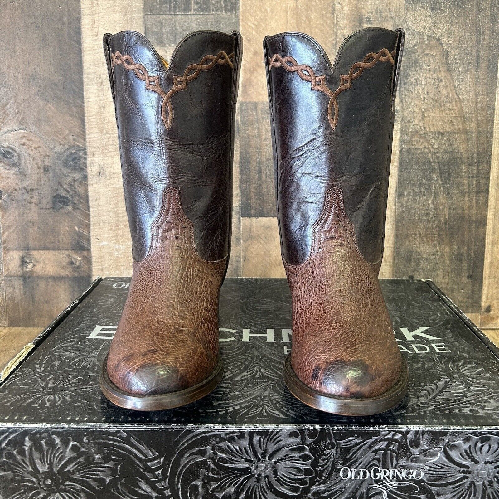 Old Gringo Old Gringo Smooth Ostrich Western Cowboy Boots Mens 9 D Size US 9 / EU 42 - 6 Thumbnail
