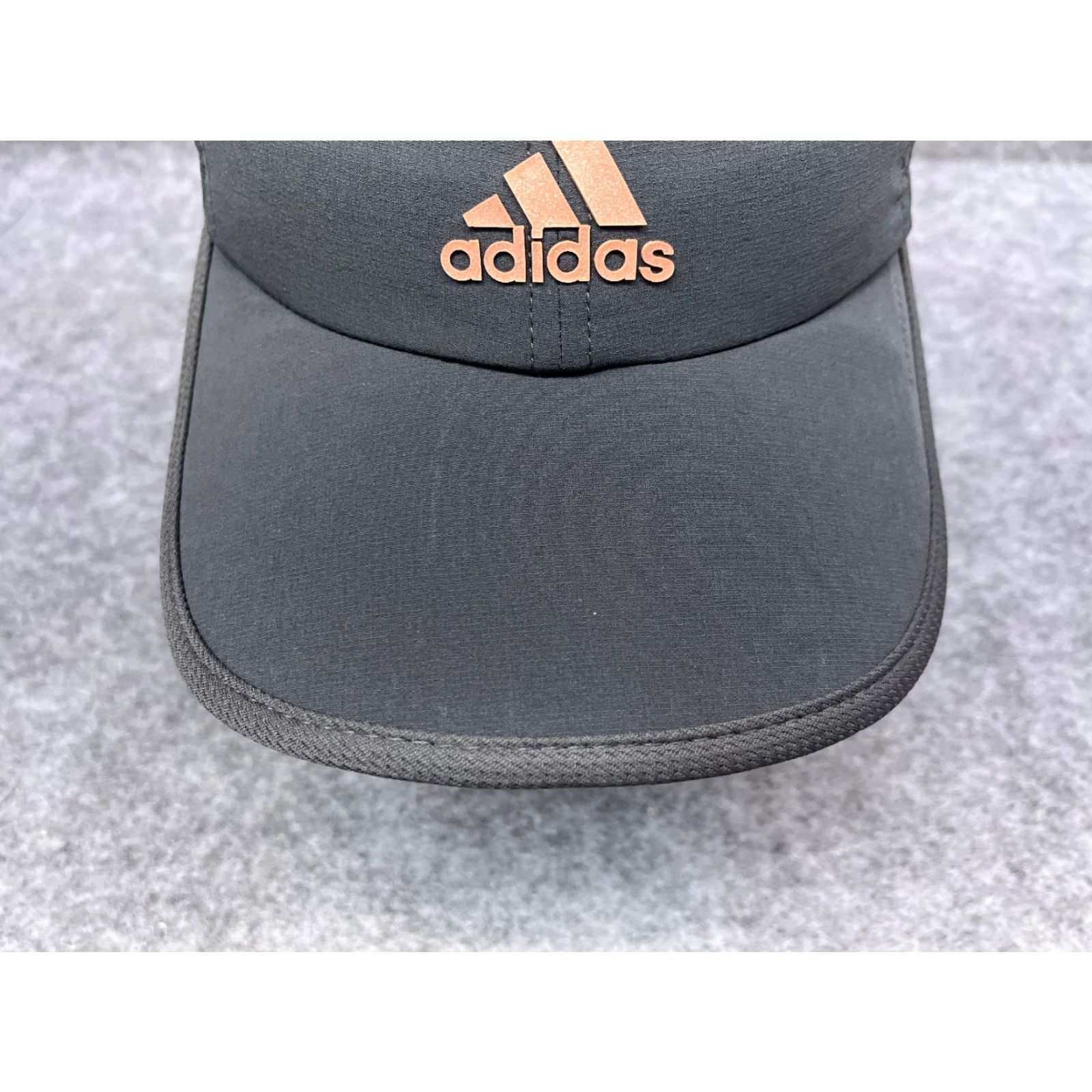 Adidas Adidas Hat Cap Strap Back Adult One Size Gray Polyester Blend Aeroready Run Gym Baseball Cap Unisex Adults Adjustable Lightweight Hat Mens Womens Size ONE SIZE - 3 Thumbnail