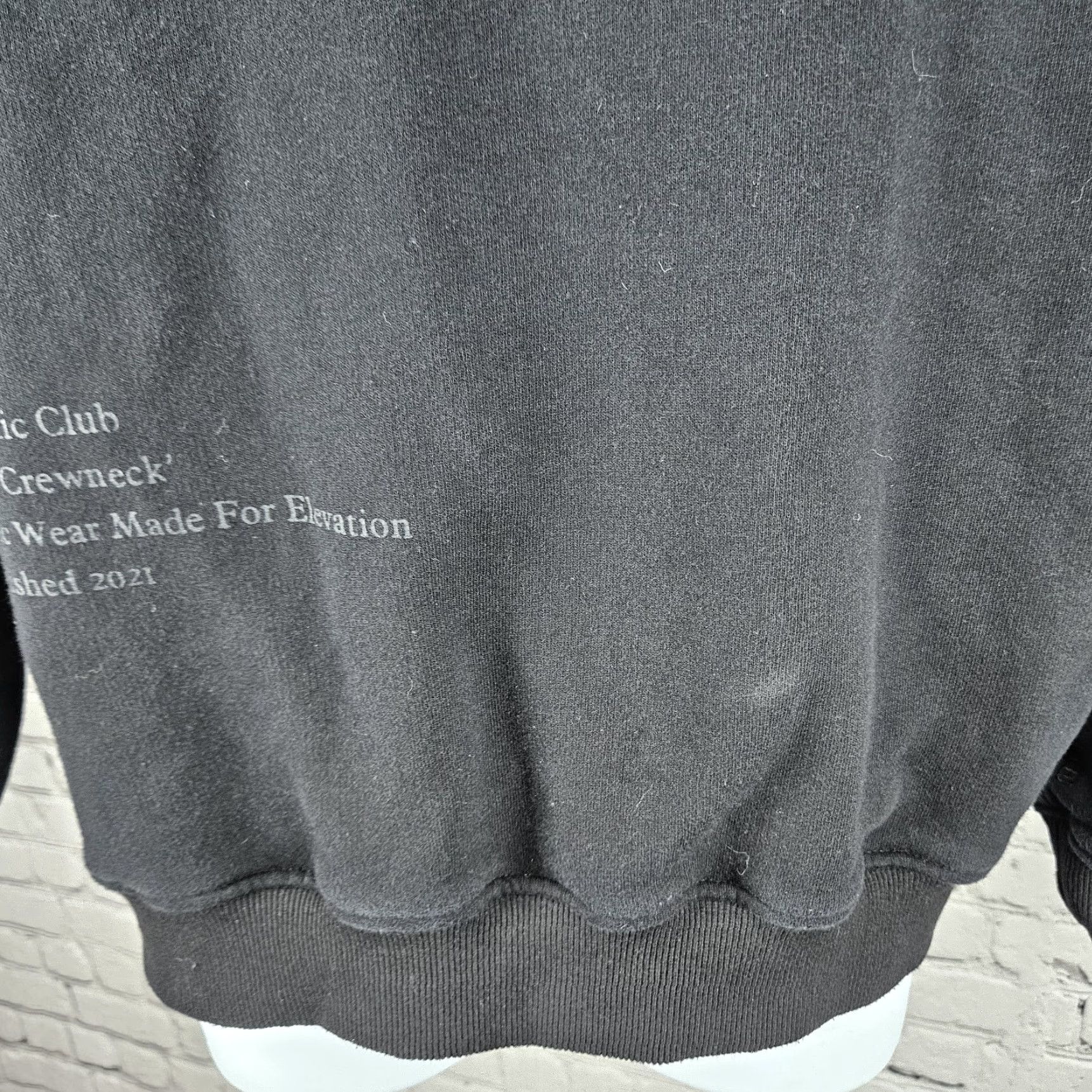 Vintage Ice Athletic Club Sweatshirt Black 100% Cotton Crewneck Logo Pullover Large L Mens Size US L / EU 52-54 / 3 - 6 Thumbnail