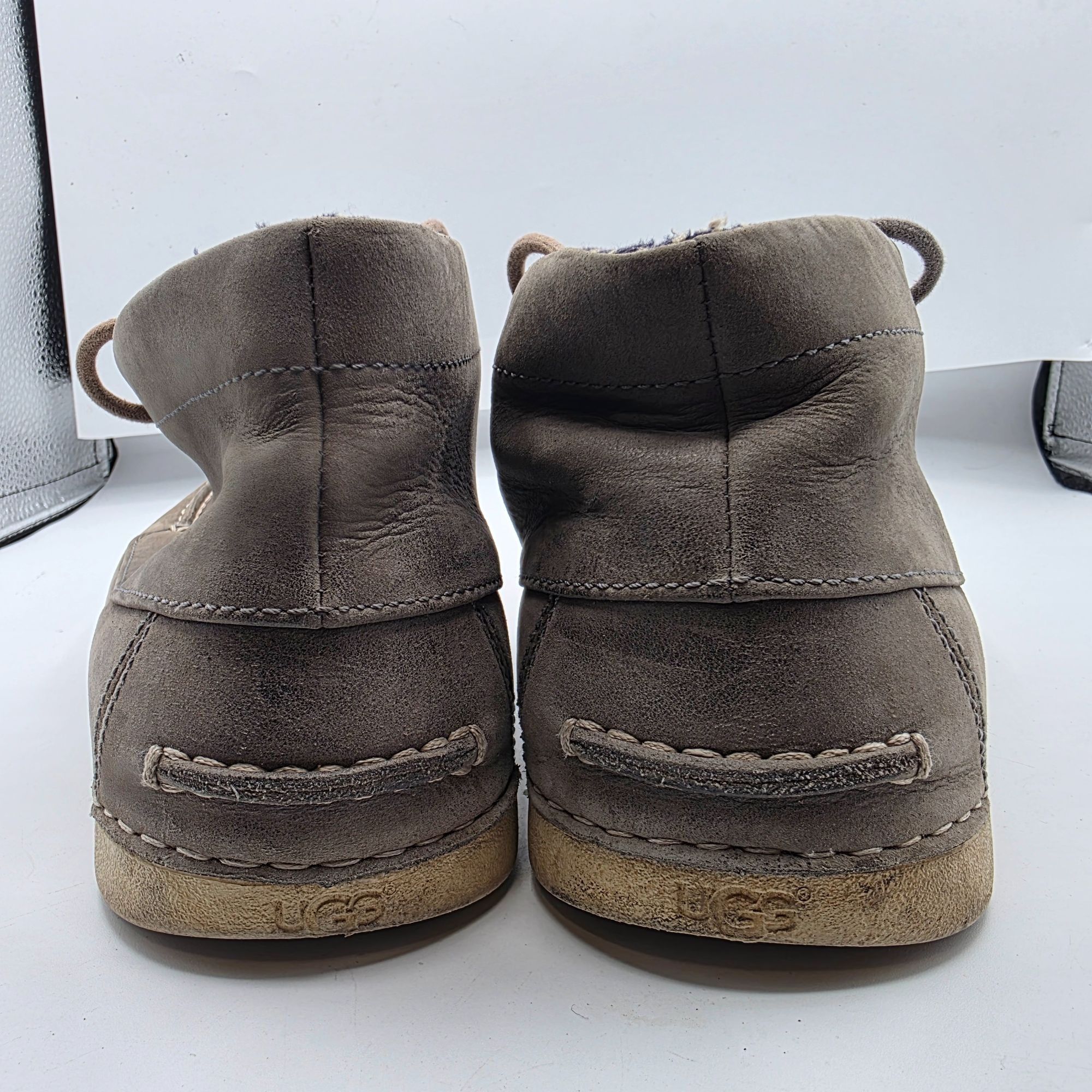 Ugg UGG Kaldwell Mens Size 9.5 Gray Chukka Ankle Boots Vibram So Size US 9.5 / EU 42-43 - 4 Thumbnail