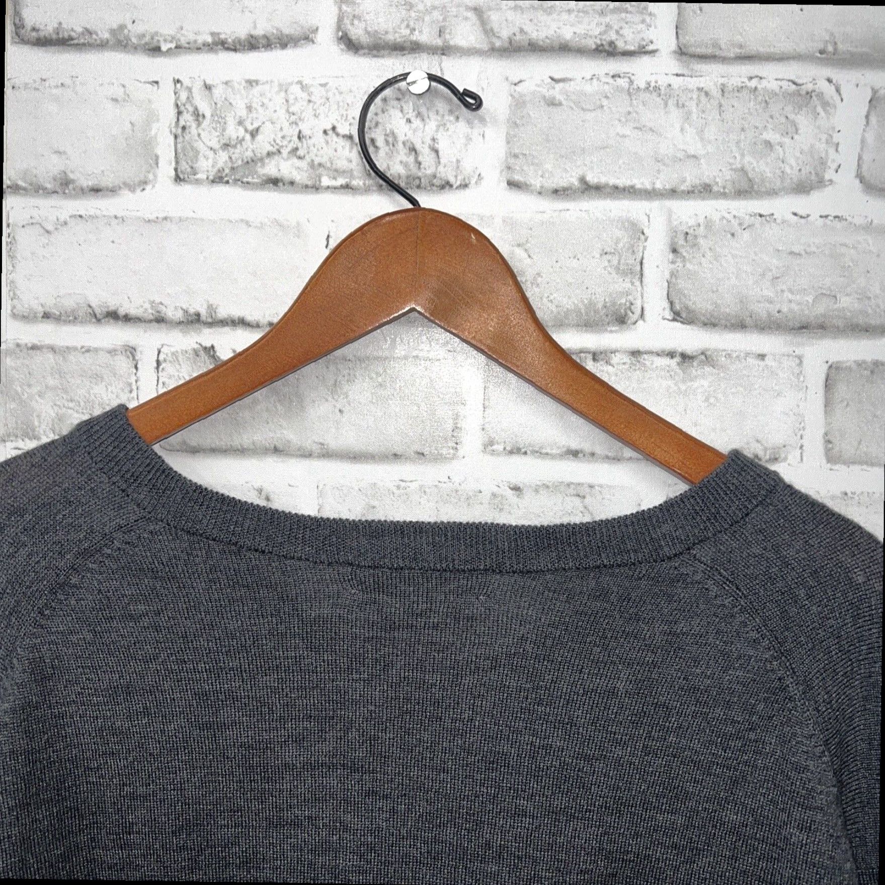 Hart Schaffner Marx Hart Schaffner Marx Gray Merino Wool Pullover Sweater Mens XLT Size US XL / EU 56 / 4 - 5 Thumbnail