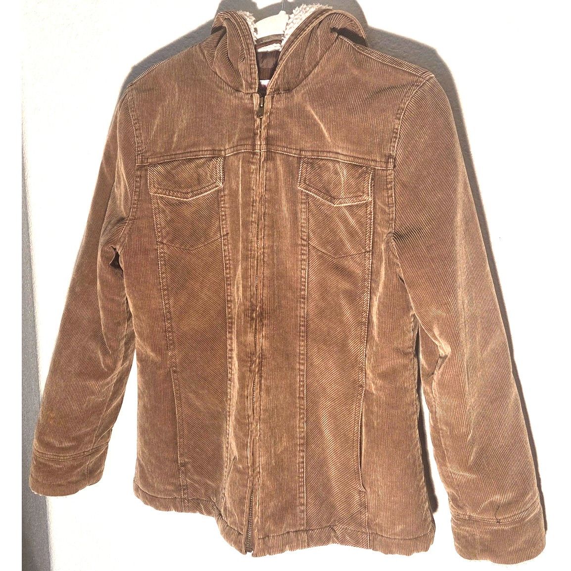 Sonoma Sonoma Lifestyle Brown Corduroy Fur Lined Women's Jacket Size S / US 4 / IT 40 - 3 Thumbnail