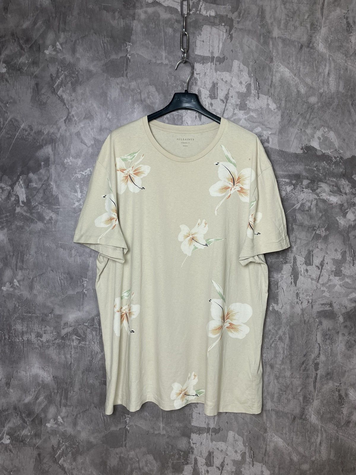 Allsaints Allsaints Hawaiian Y2K Style Flower Art T-Shirt Size US M / EU 48-50 / 2 - 1 Thumbnail