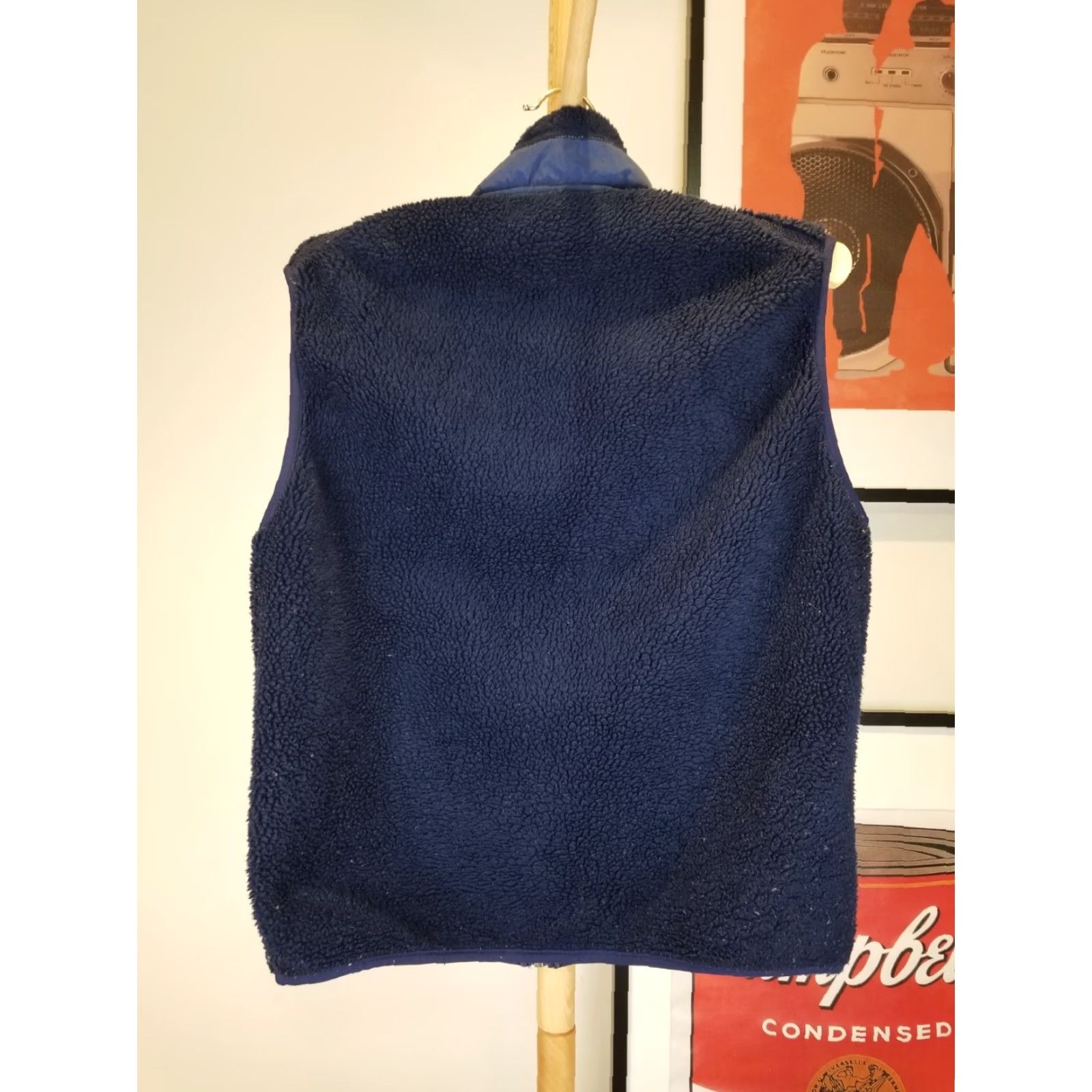 Patagonia VINTAGE Patagonia Retro-X Medium Pile Fleece Vest - Made in USA, Blue, Size M, 21-26 inch measurements, Pockets, Logo, Men Size US M / EU 48-50 / 2 - 3 Thumbnail