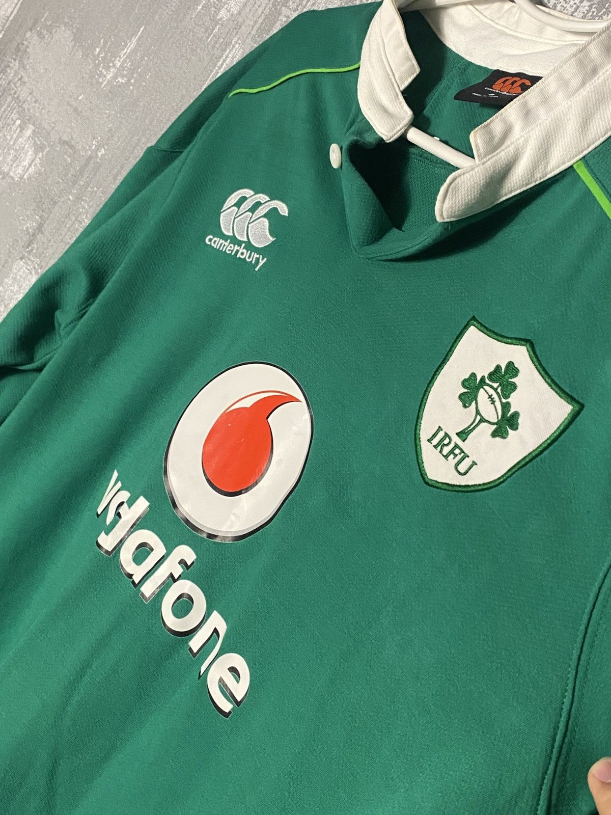 Canterbury of New Zealand Vintage Ireland Canterbury Rugby Long Sleeve Team Kit Size US S / EU 44-46 / 1 - 7 Thumbnail