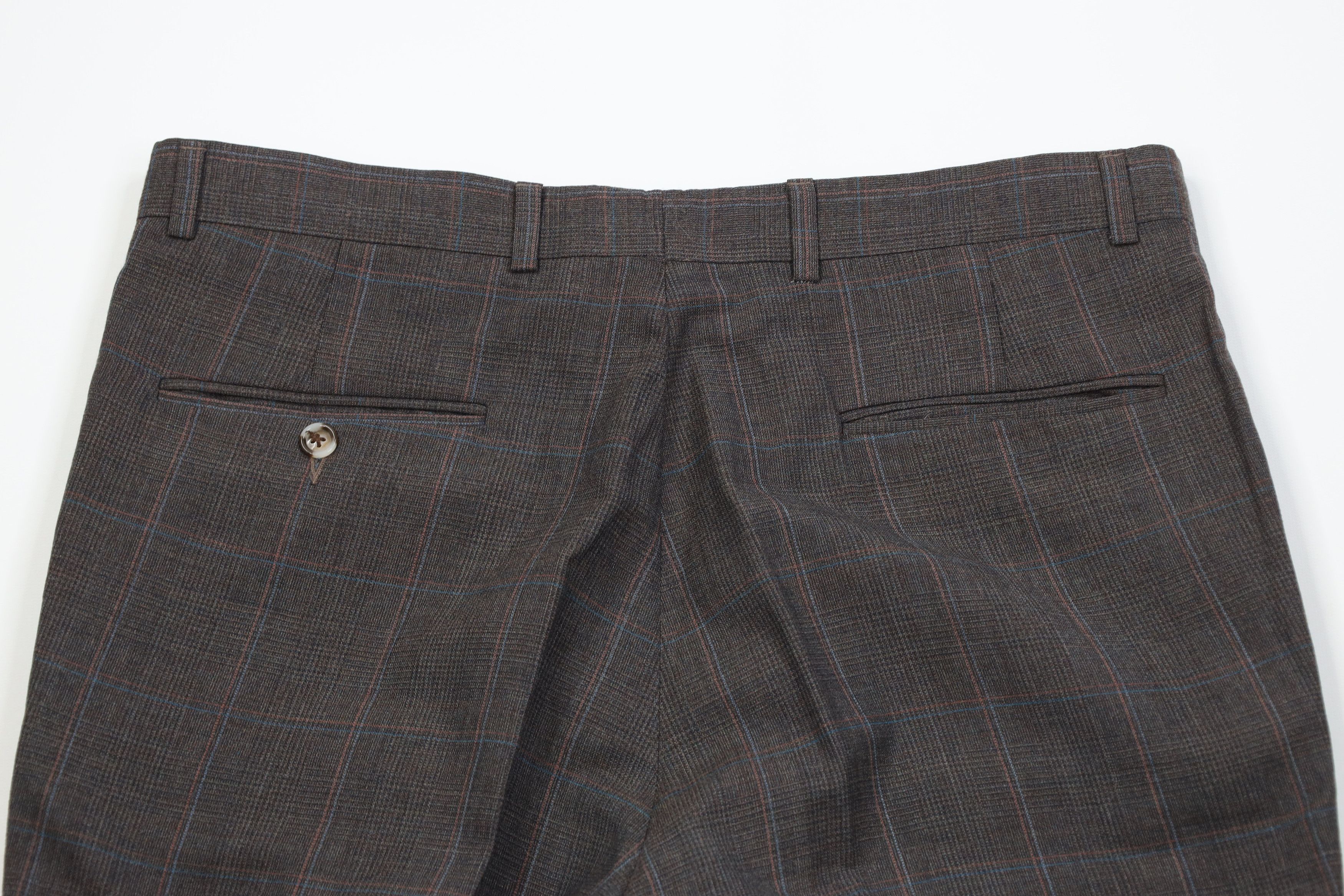 Vintage Vintage 70s Streetwear Flared Wide Leg Chino Pants Plaid USA Size US 34 / EU 50 - 10 Thumbnail