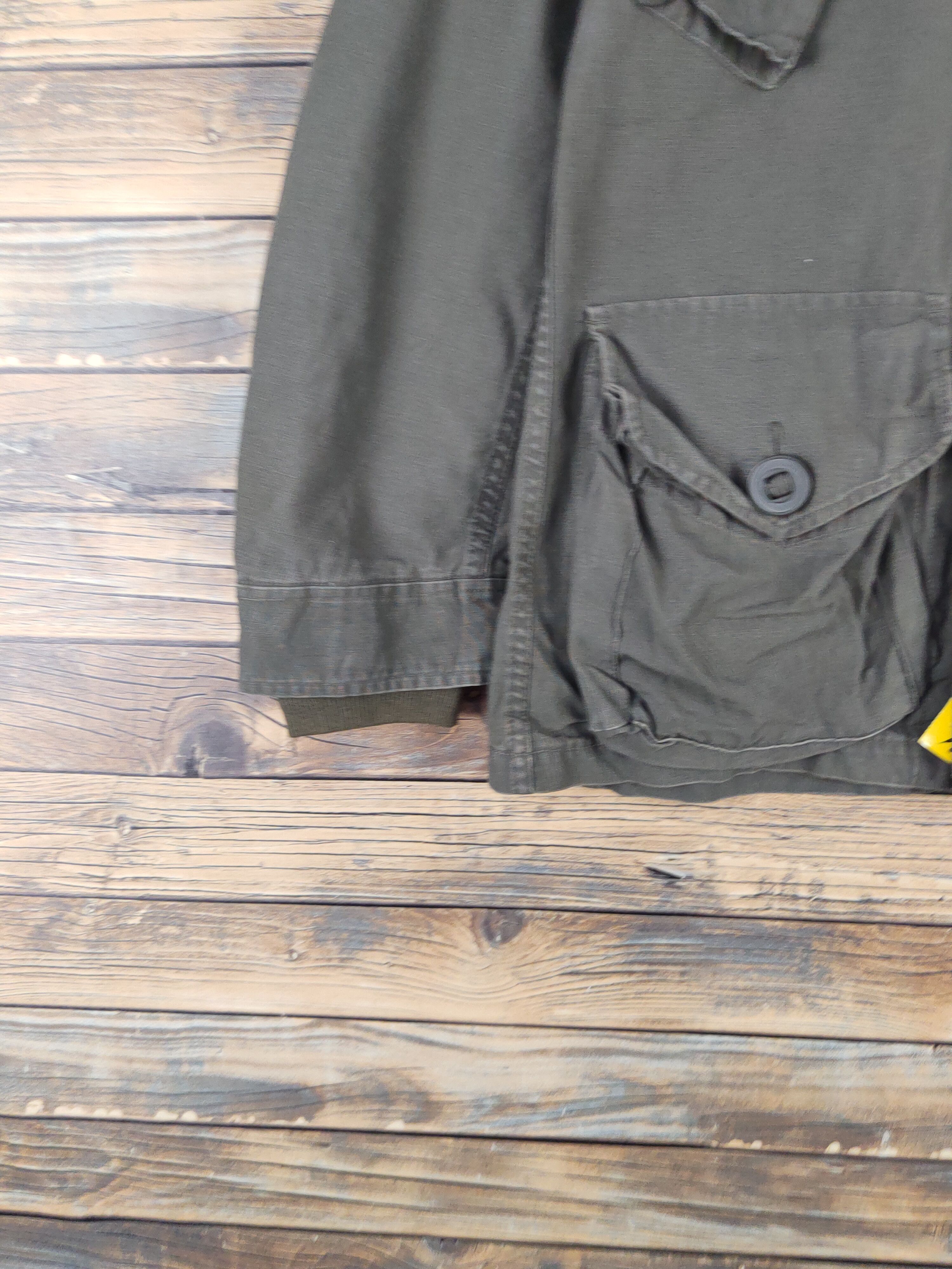 Japanese Brand Back Number Olive Military multipocket Hoodie Jackets #W1651 Size US M / EU 48-50 / 2 - 4 Thumbnail