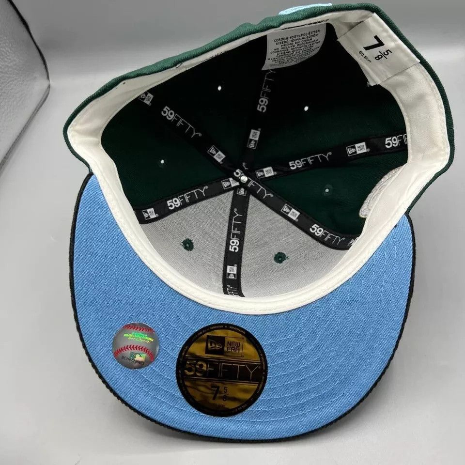 New Era Minnesota Twins Hat Men 7 5/8 Green Corduroy Fitted Cap Size ONE SIZE - 4 Thumbnail