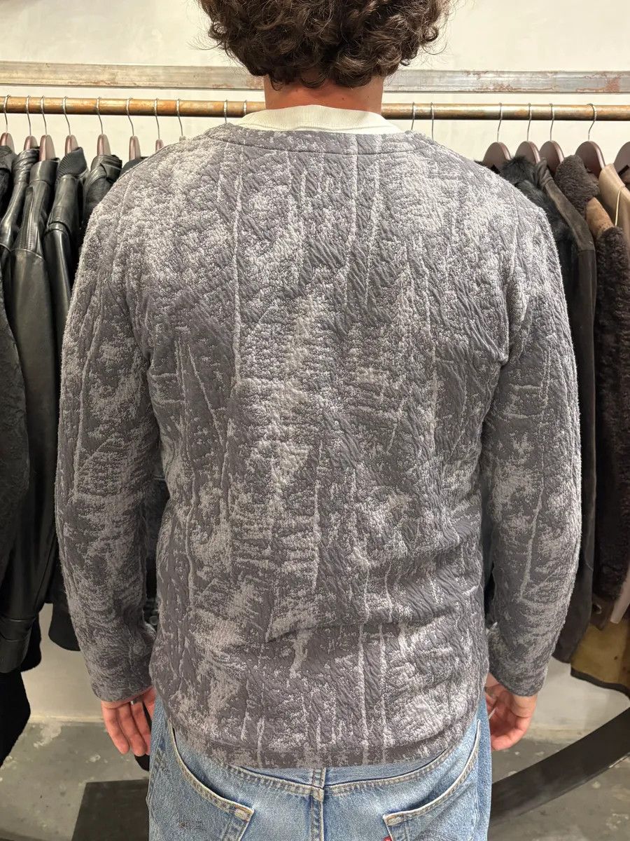 Emporio Armani × Vintage AW2014 Emporio Armani Raw Grey Cardigan Size US M / EU 48-50 / 2 - 3 Thumbnail