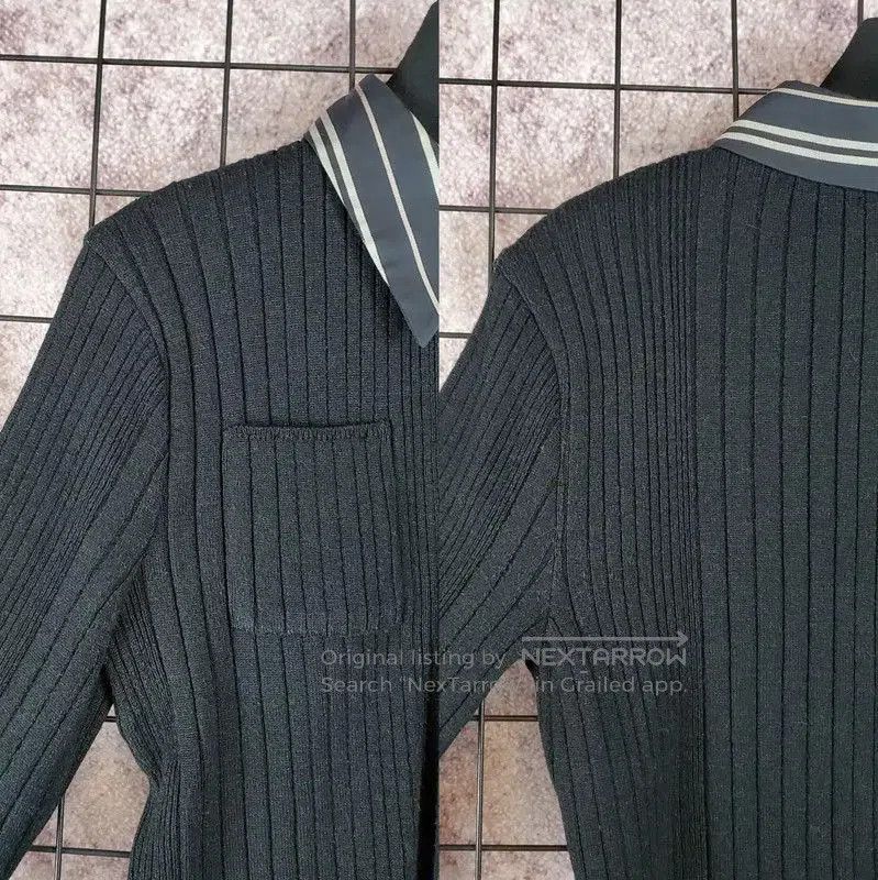 Burberry Burberry Black Cotton Blend Long Sleeve Knit Top. Size M / US 6-8 / IT 42-44 - 6 Thumbnail