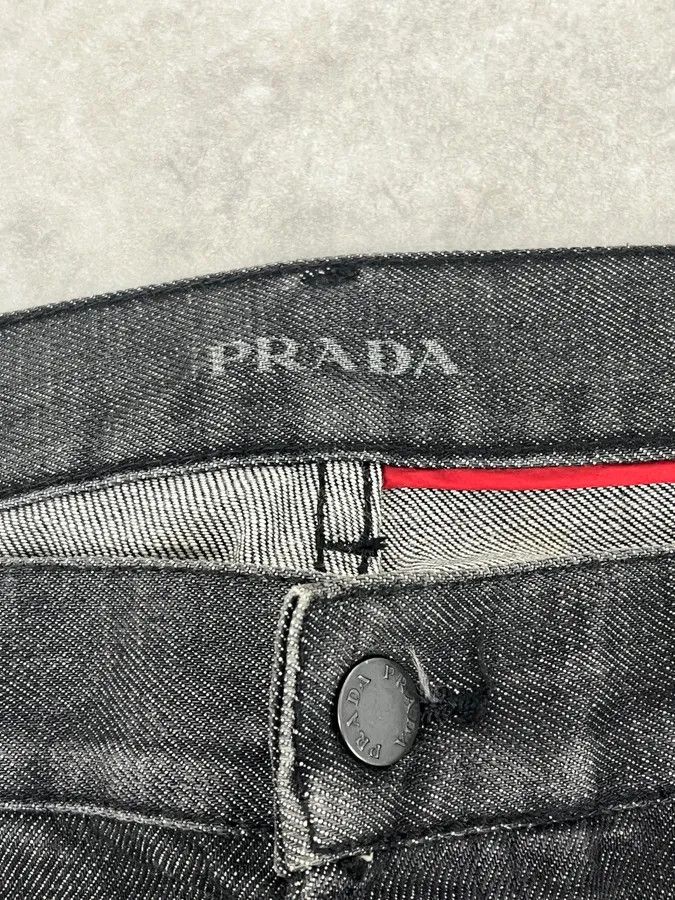 Prada AW2008 Prada Grey Denim Straight Jeans Size US 34 / EU 50 - 11 Thumbnail