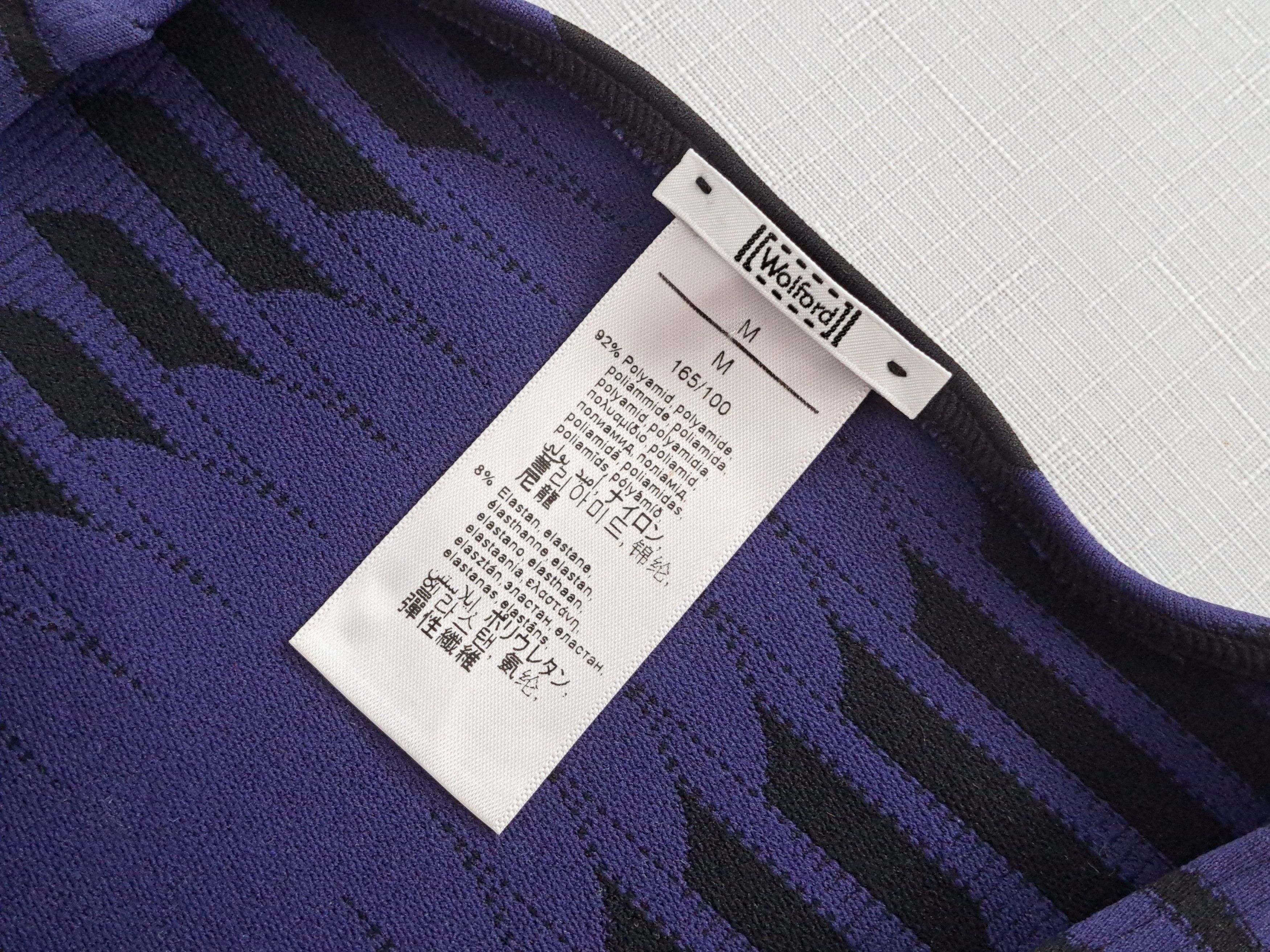 Wolford Wolford crop long sleeves indigo berry/black top. Size M Size M / US 6-8 / IT 42-44 - 8 Thumbnail
