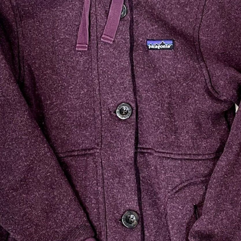 Patagonia Patagonia Women's Better Sweater Coat Cardigan XS Purple - Light Balsamic - 18" Armpit to Armpit, 25" Shoulder to Hem - Women Size XS / US 0-2 / IT 36-38 - 3 Thumbnail