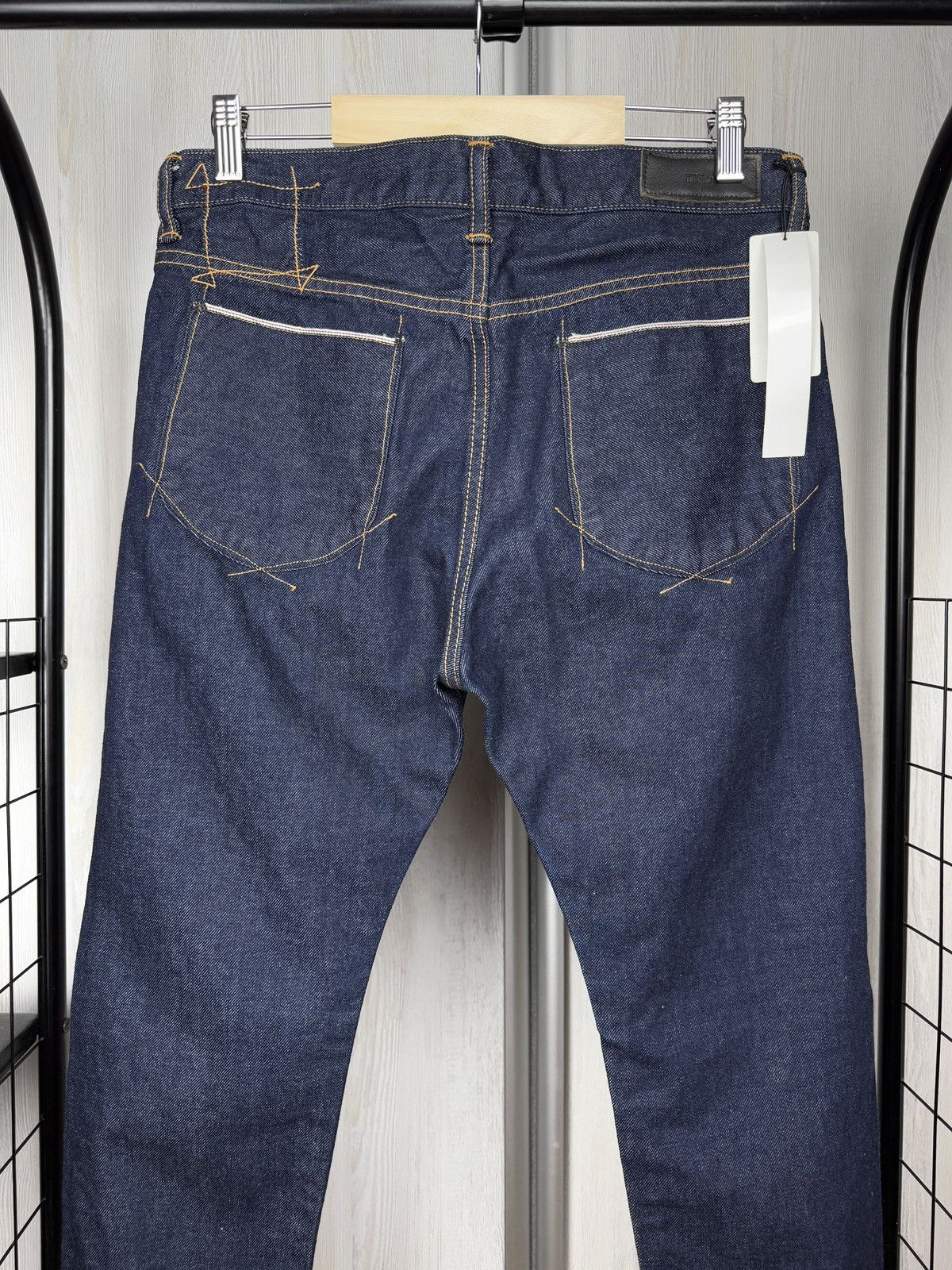 KURO KURO dempsey wide tapered ankle length indigo one wash jeans Size US 30 / EU 46 - 9 Thumbnail