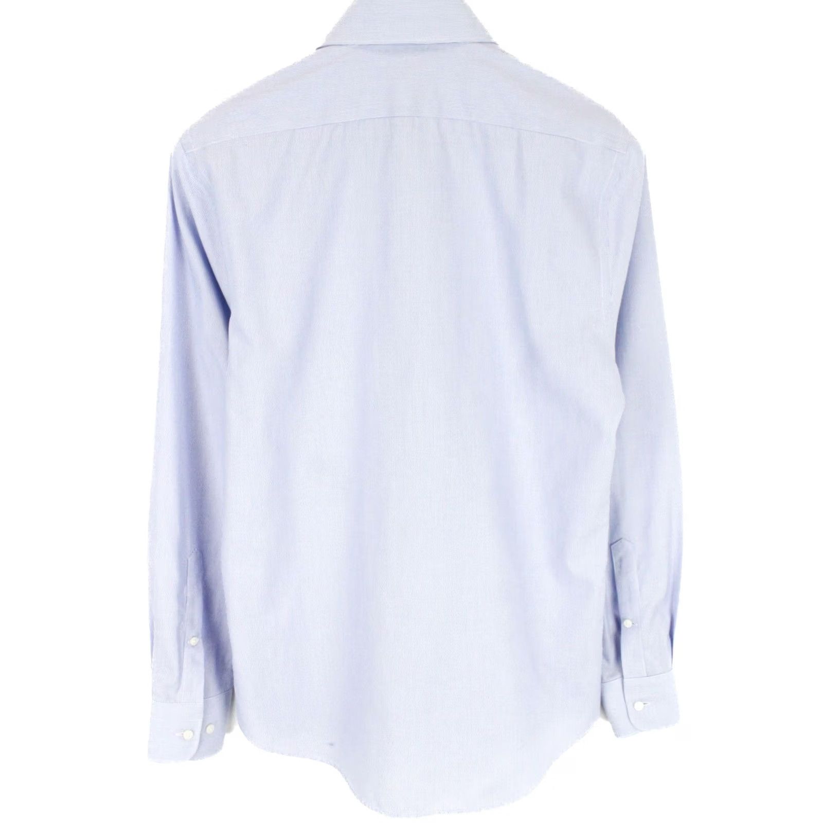 Suitsupply SUITSUPPLY Try On Extra Slim Fit Formal Shirt Men's Blue Pinstripe 38 / 15 Size 38R - 2 Thumbnail
