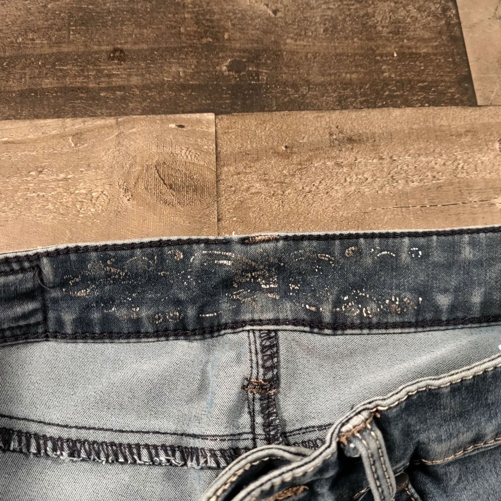 Express Express Jeans Women Mid Rise Skinny Pockets Zip Closure Stone Wash Blue Denim 2 Size 26" / US 2 / IT 38 - 3 Thumbnail