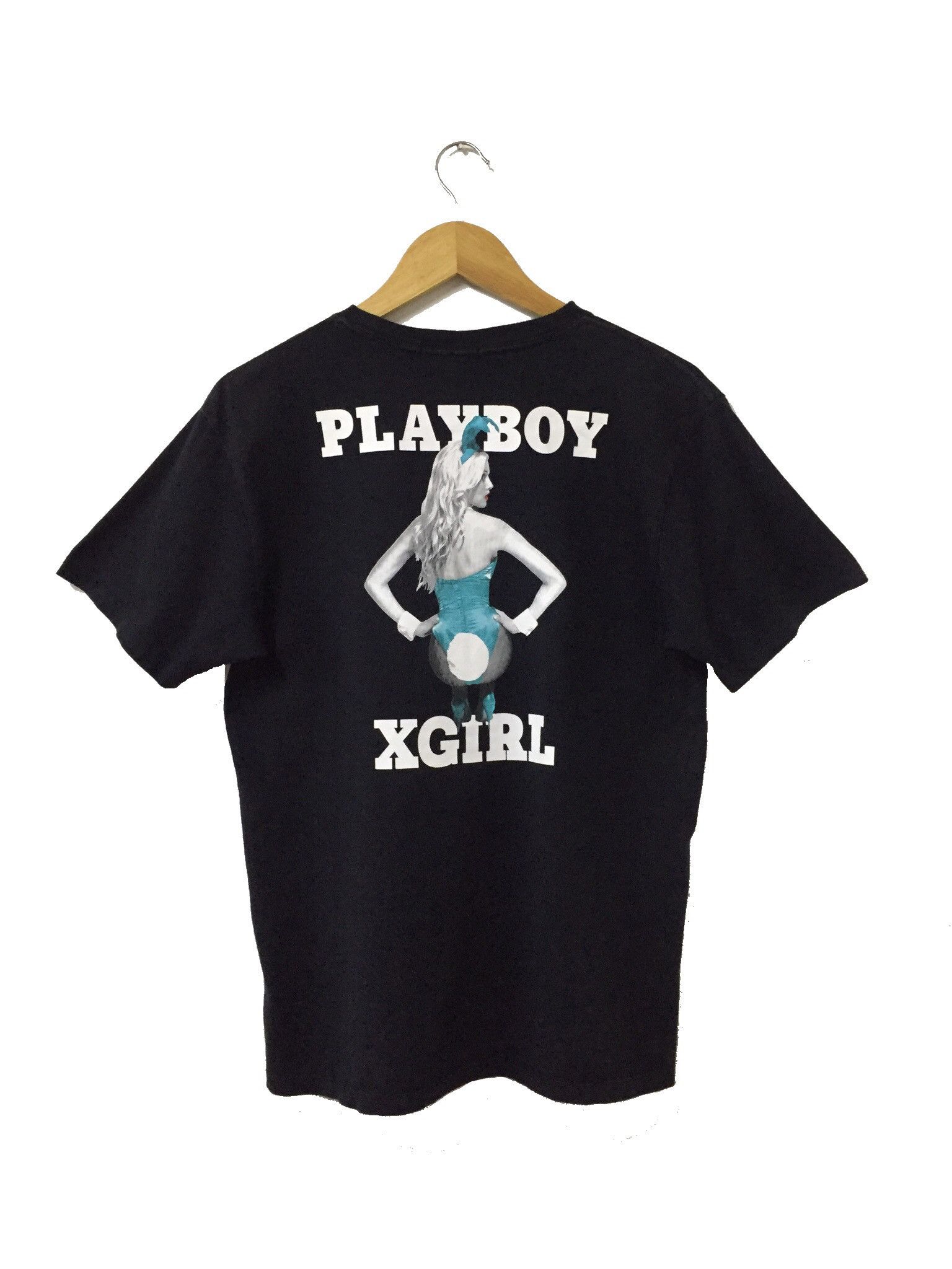 Playboy XGIRL X PLAYBOY BUNNY NUDE POCKET DESIGN TSHIRT Grailed