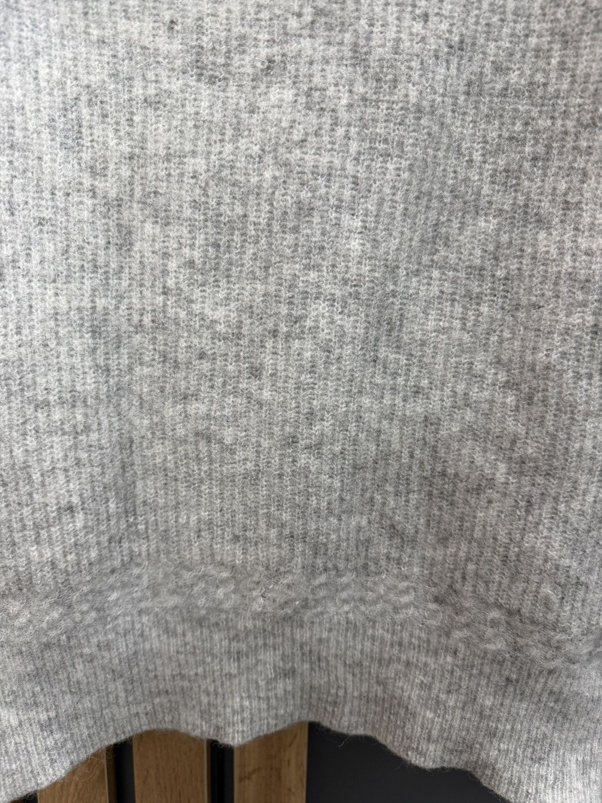 Sezane Sezane La Maille Grey Baby Alpaca Blend Sweater Womens XS Size XS / US 0-2 / IT 36-38 - 6 Thumbnail