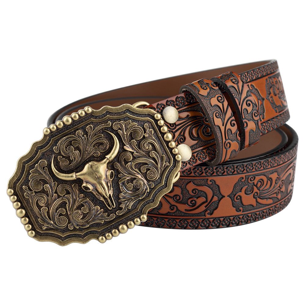 Designer Future Vintage Belt Riveted Belts Menswear Accessories Size ONE SIZE - 2 Thumbnail