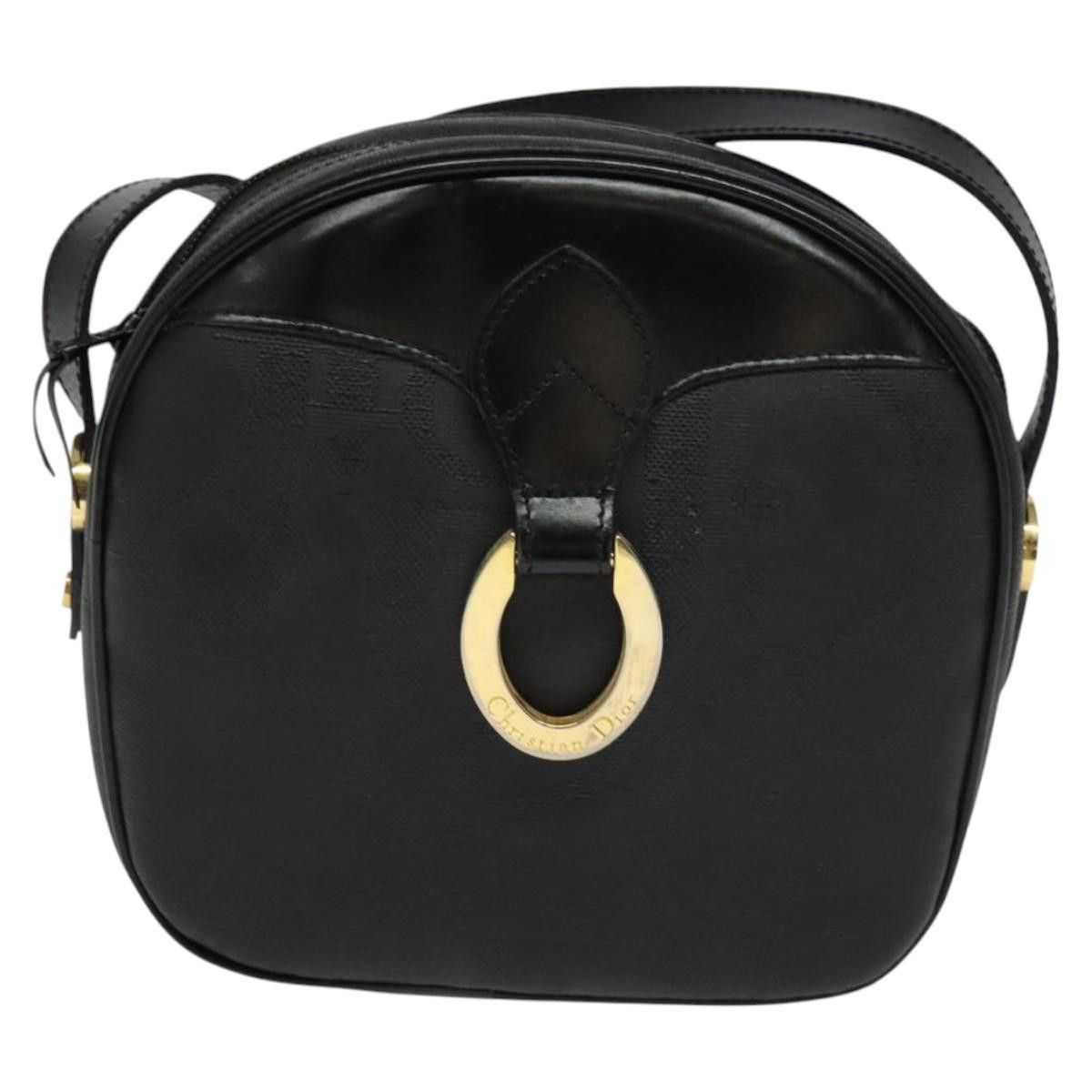 Dior DIOR Trotter Canvas Shoulder Bag Pvc Black Gold Size ONE SIZE - 2 Thumbnail