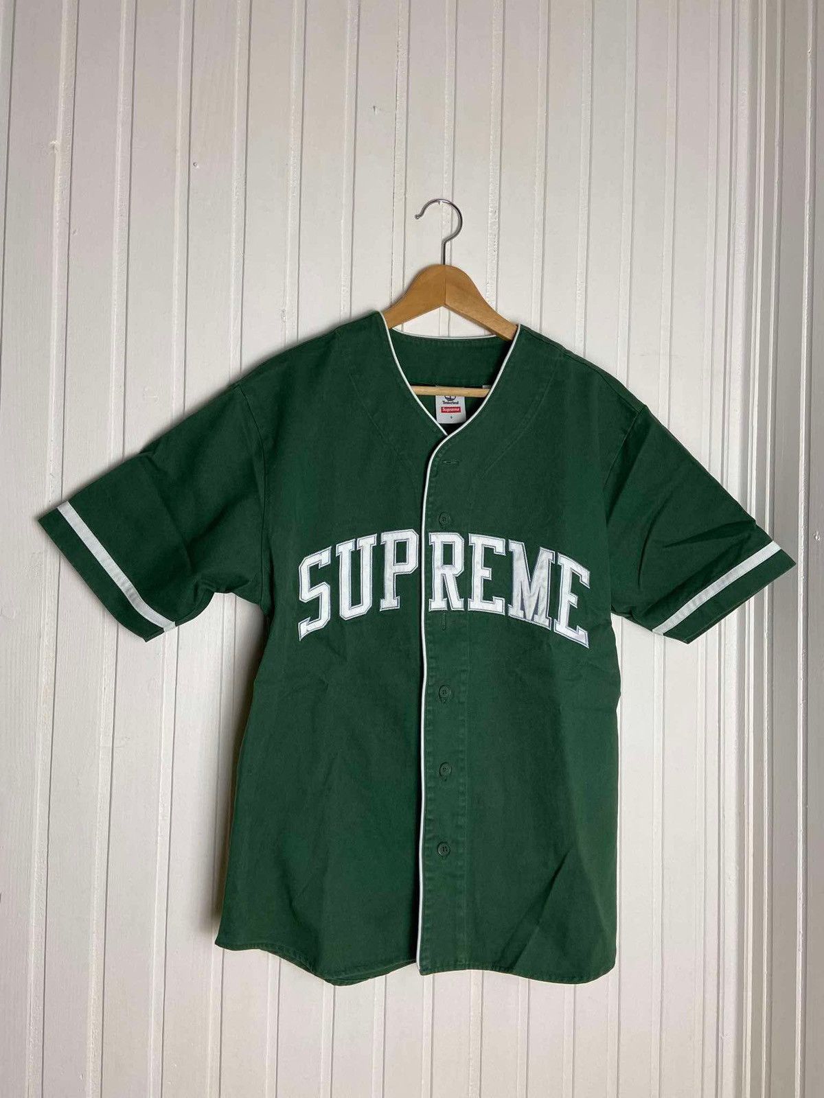 Supreme × Timberland Used Supreme Timberland Baseball Jersey rare 