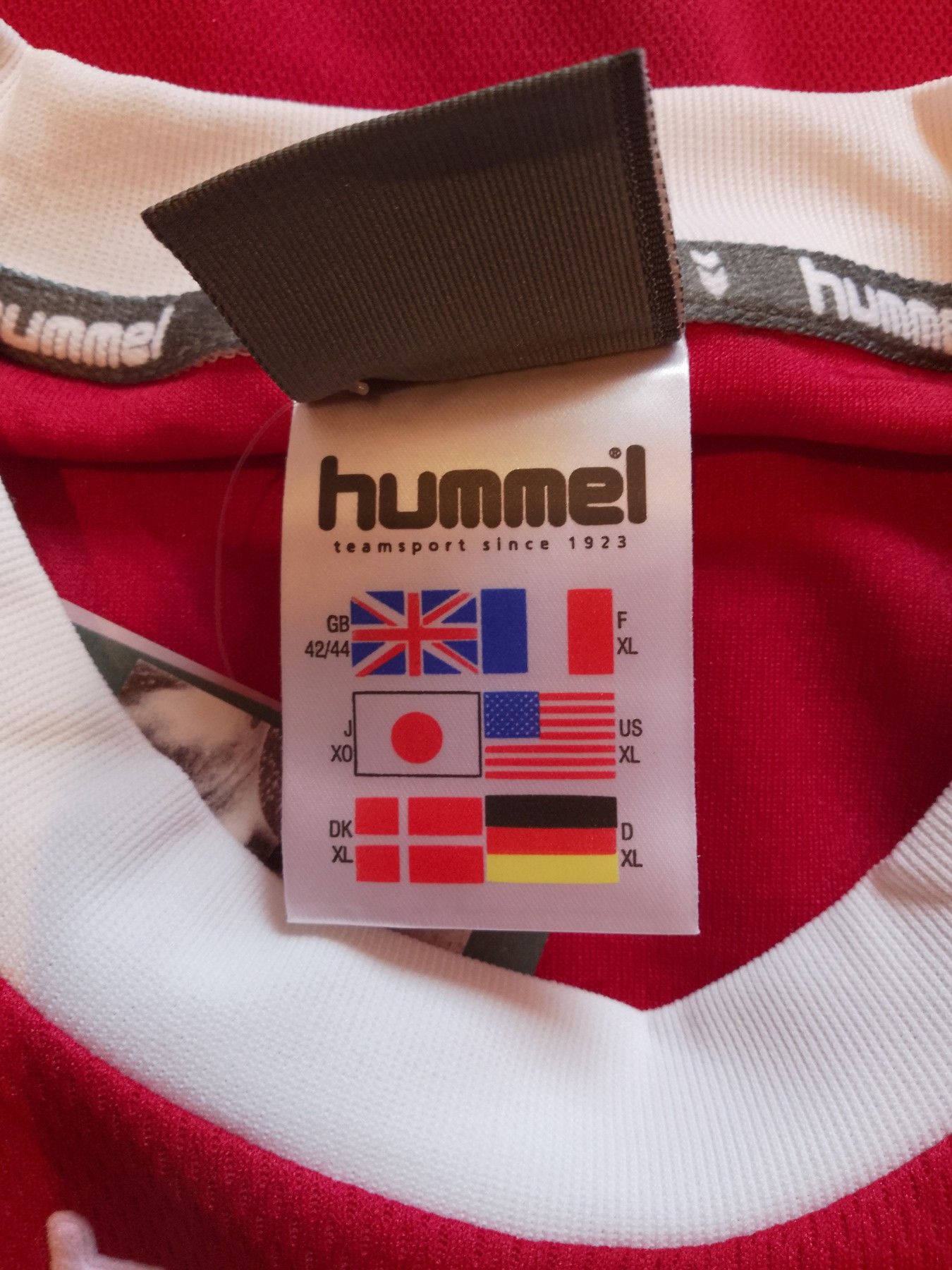 Hummel Vintage Denmark jersey - Hummel - Size XL - 2002-2004 Size US XL / EU 56 / 4 - 14 Thumbnail