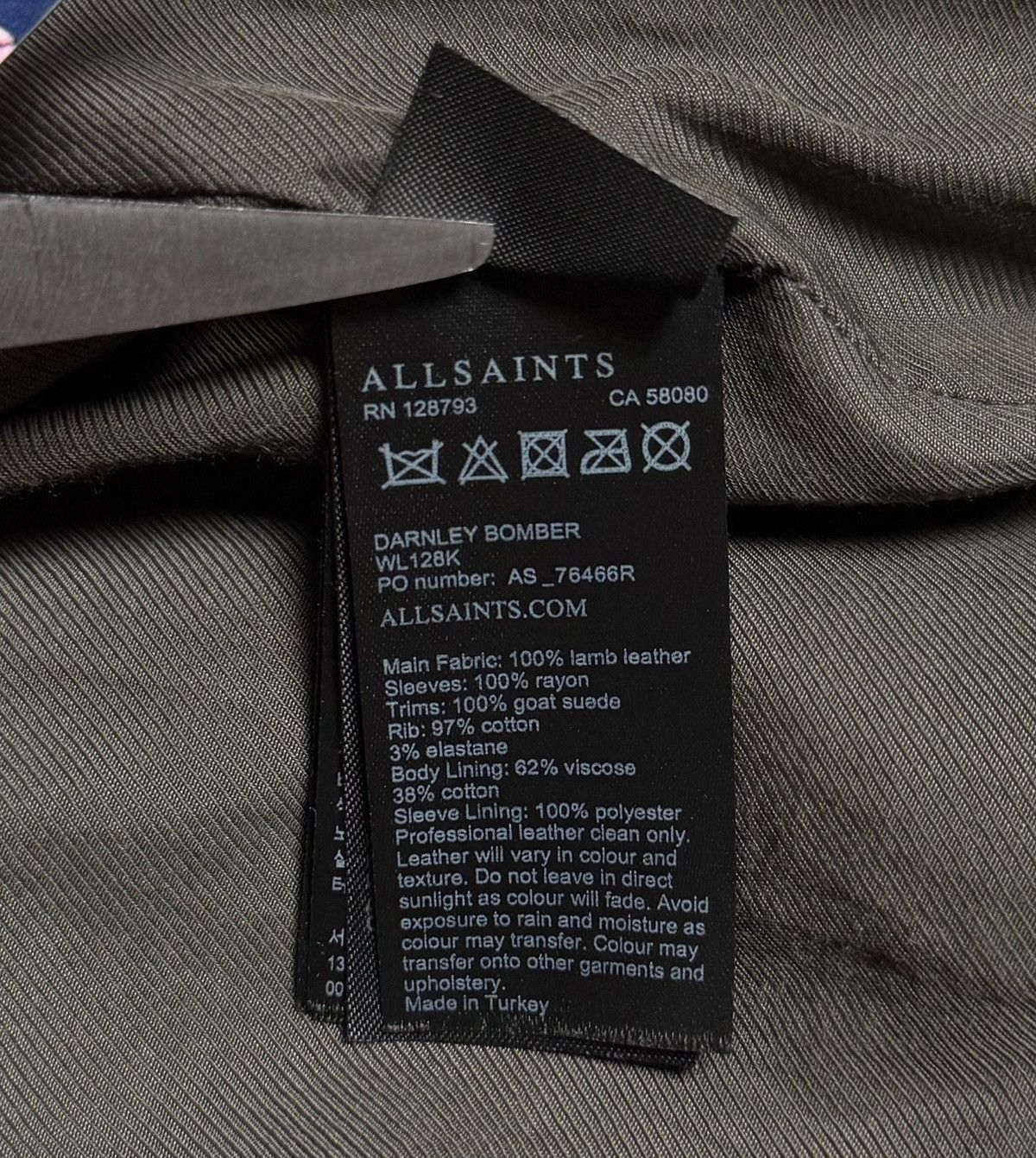Allsaints Allsaints Lamb Leather Bomber Jacket Size XS / US 0-2 / IT 36-38 - 12 Thumbnail
