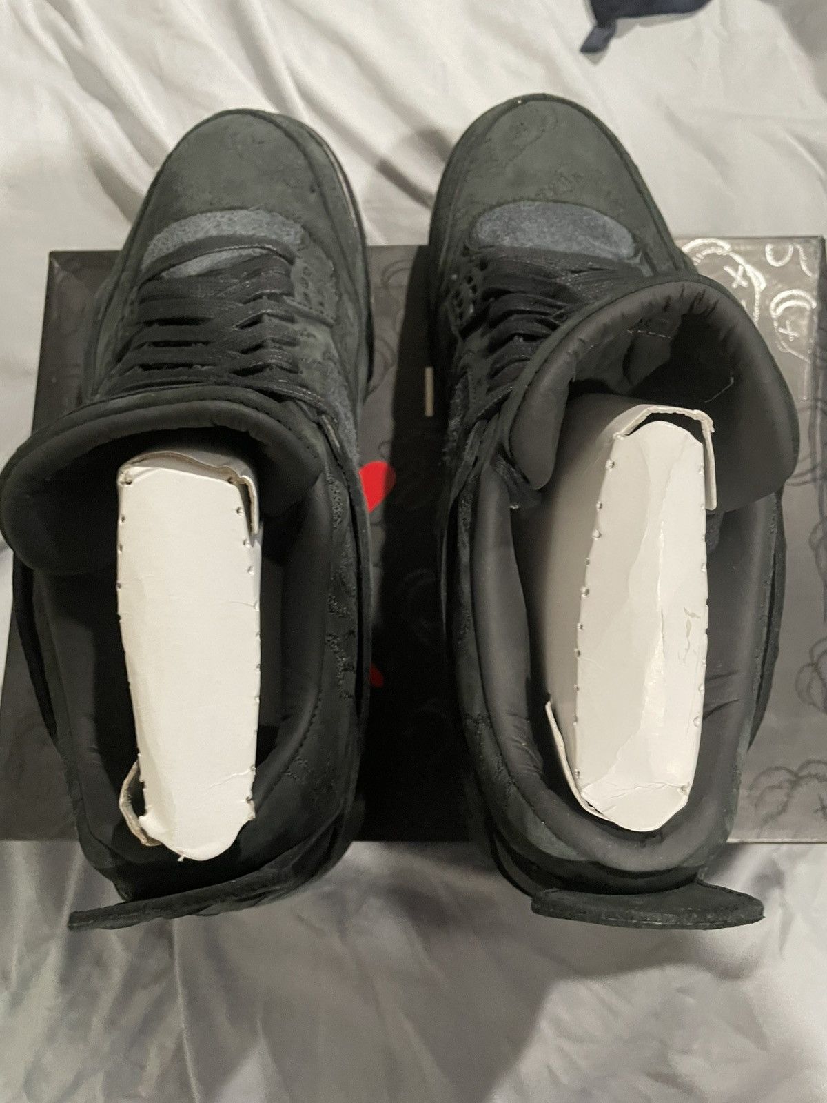 Jordan Brand Air Jordan 4 Kaws 2017 Black Size 10.5 Size US 10.5 / EU 43-44 - 10 Thumbnail