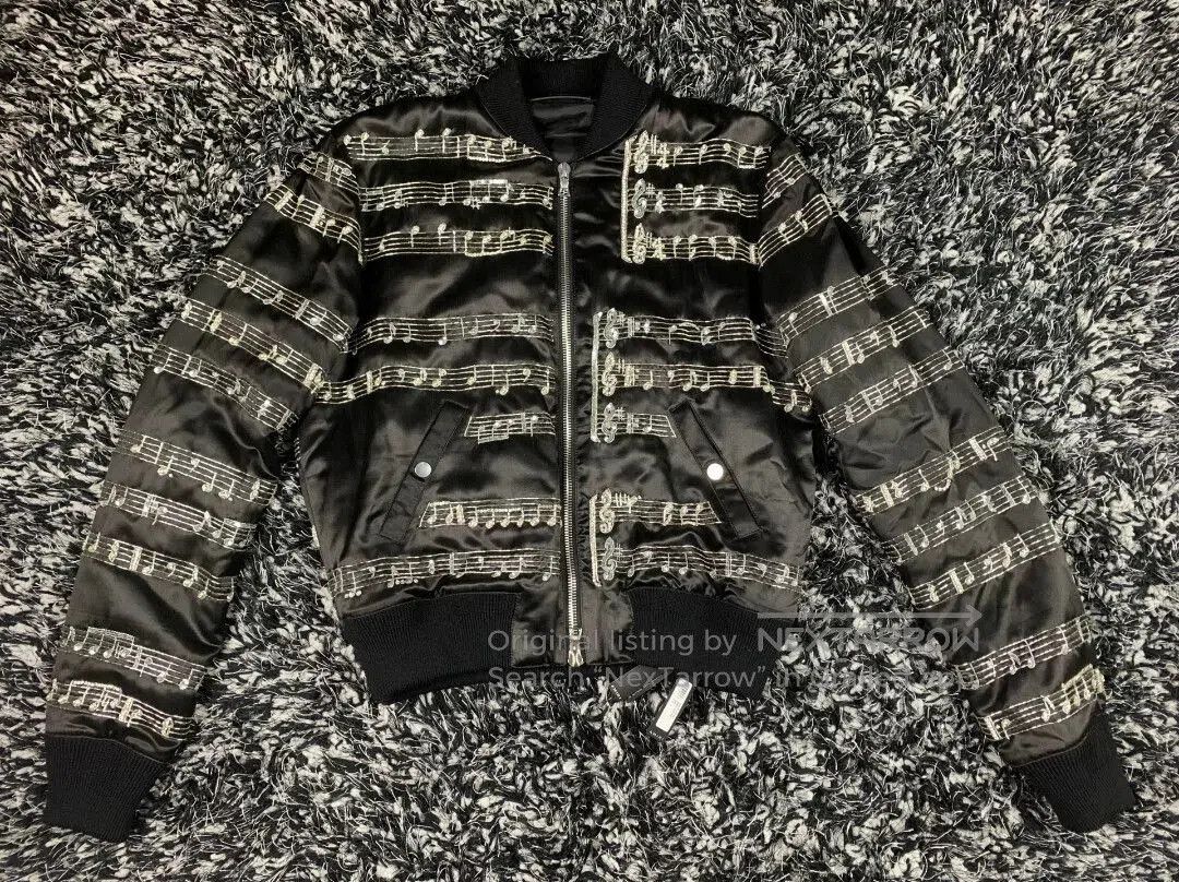 Amiri amiri music note bomber jacket. Size US M / EU 48-50 / 2 - 1 Thumbnail