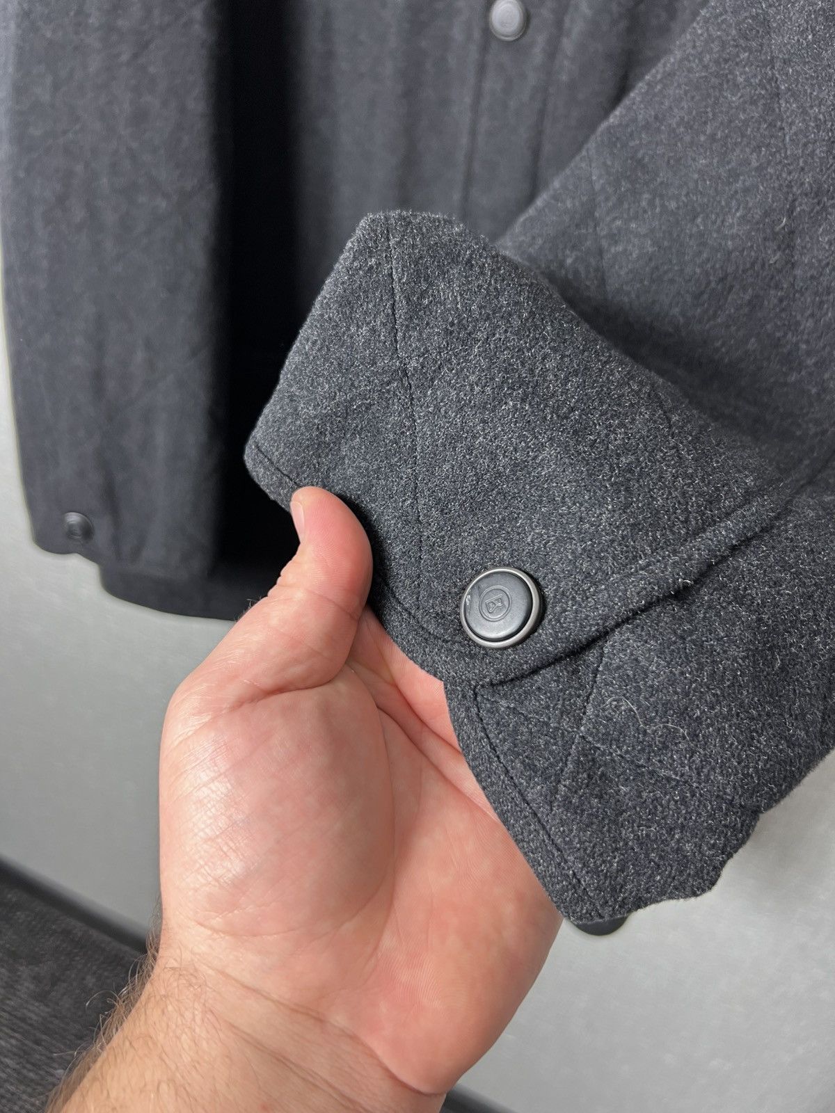 Bogner Bogner Wool & Cashmere Button + Zipper Coat Quilted Lining Size US L / EU 52-54 / 3 - 7 Thumbnail