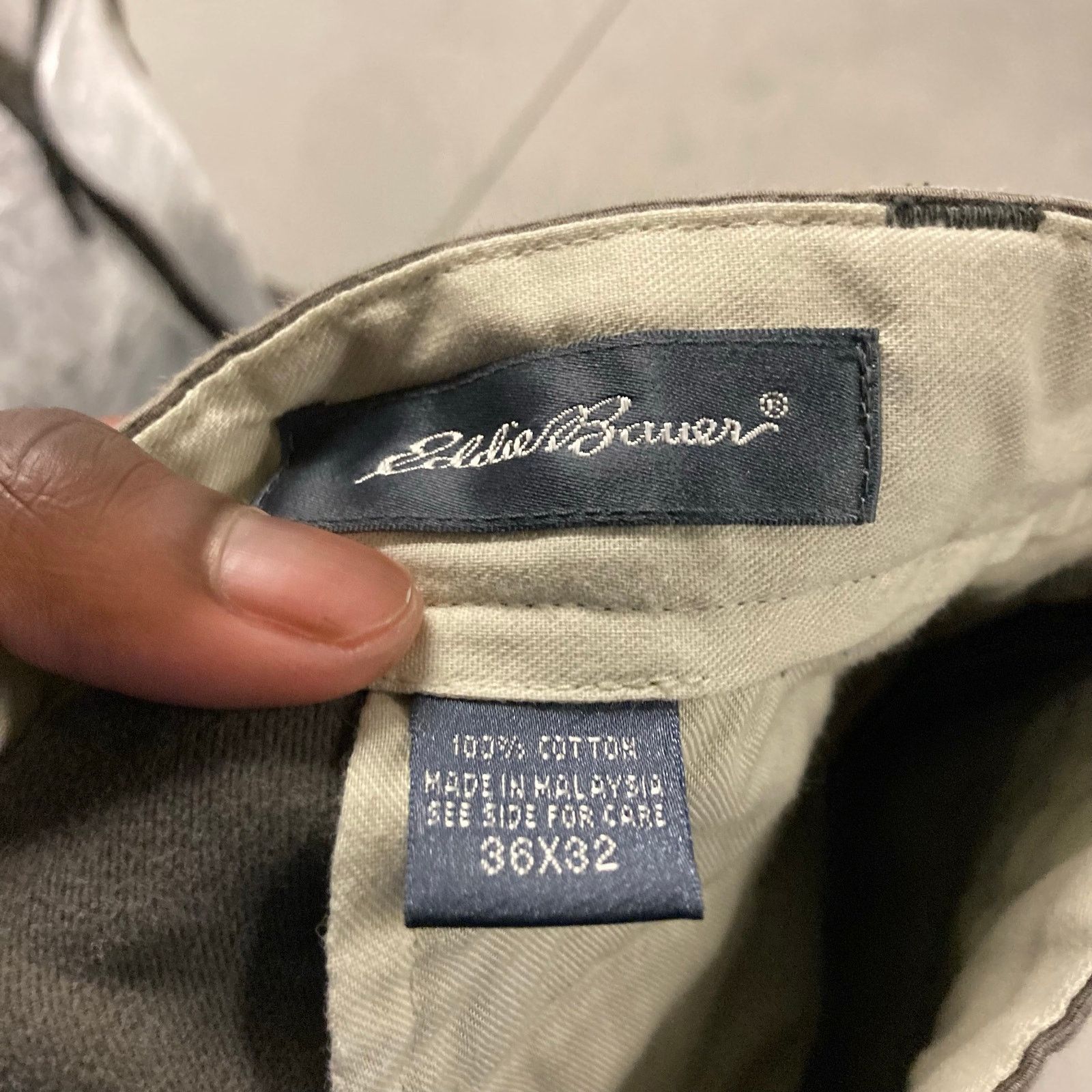 Vintage vintage baggy Eddie Bauer dress pants 36x32 Size US 36 / EU 52 - 4 Thumbnail